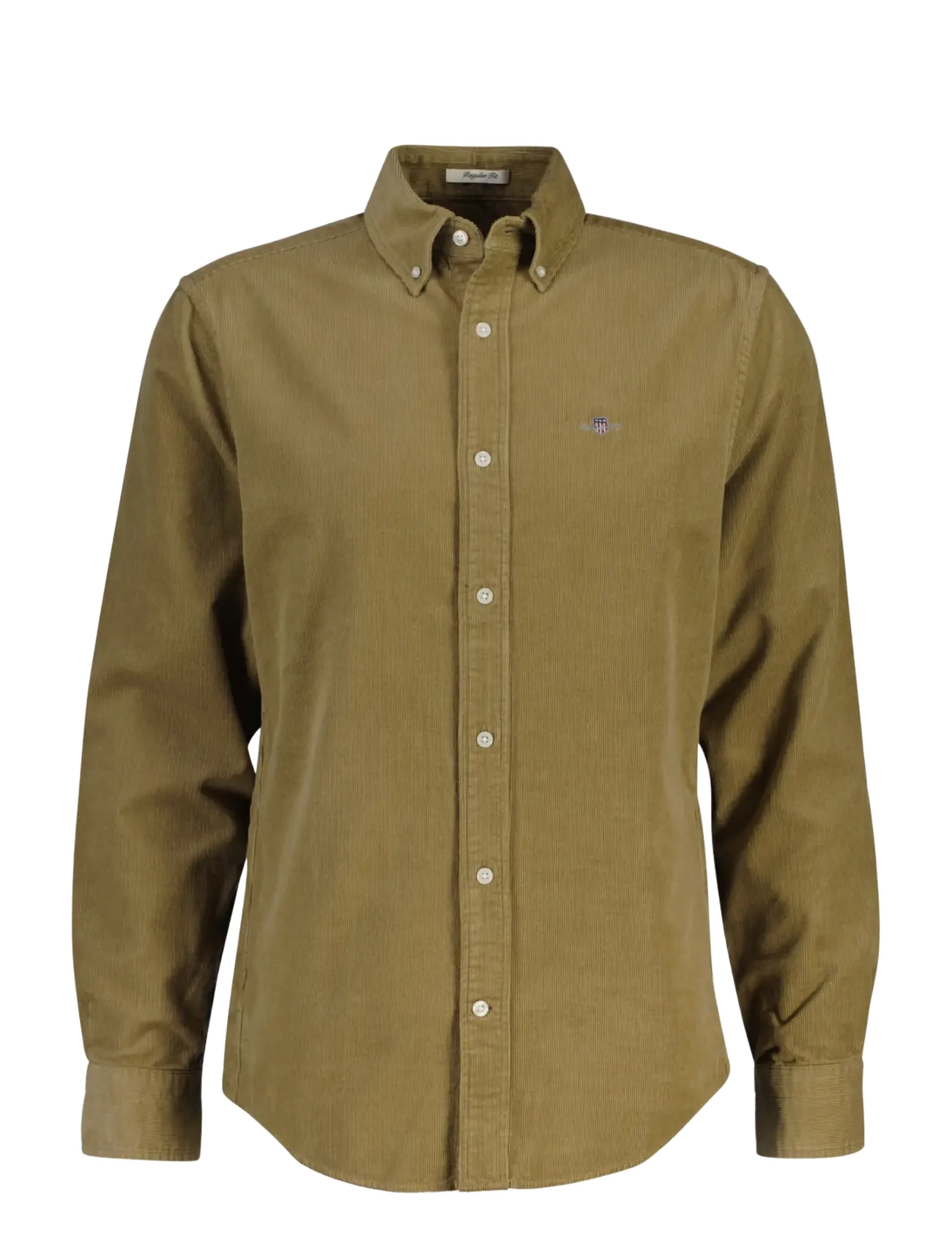 Gant - REG CORDUROY SHIRT - corduroy shirts - light taupe - 1