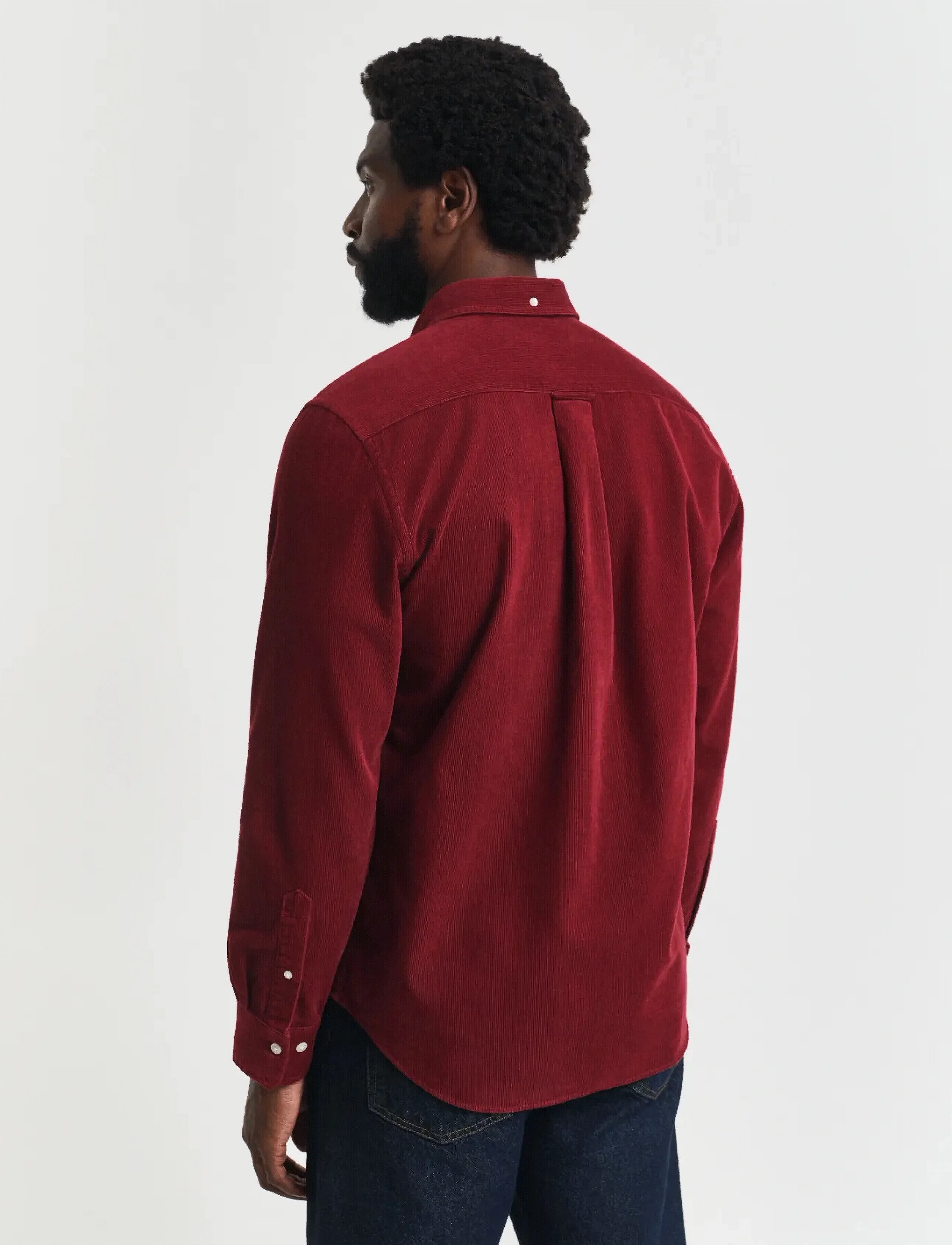 Gant - REG CORDUROY SHIRT - manchesterskjortor - plumped red - 3