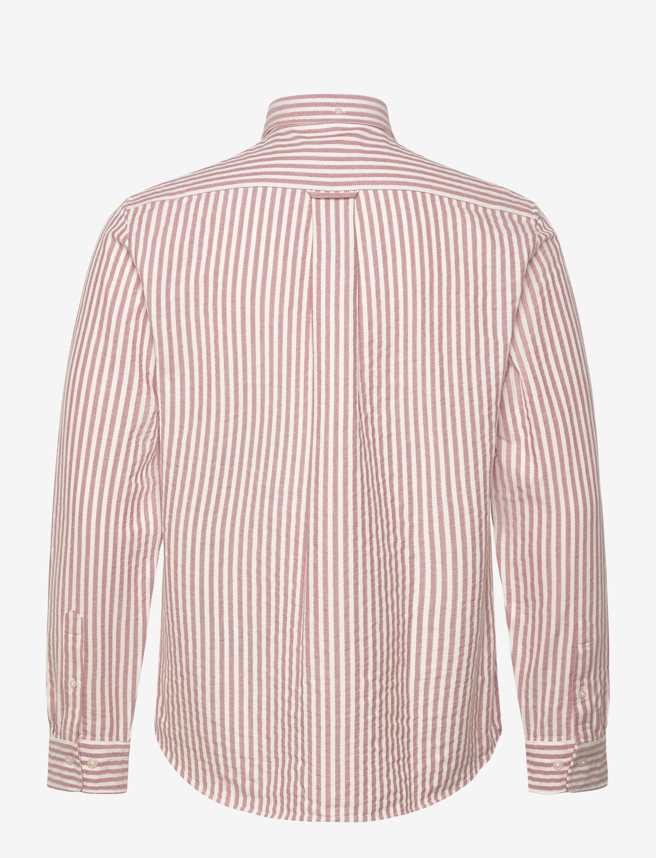 GANT - REG TEXTURE STRIPE SHIRT - stribede skjorter - rose red - 1