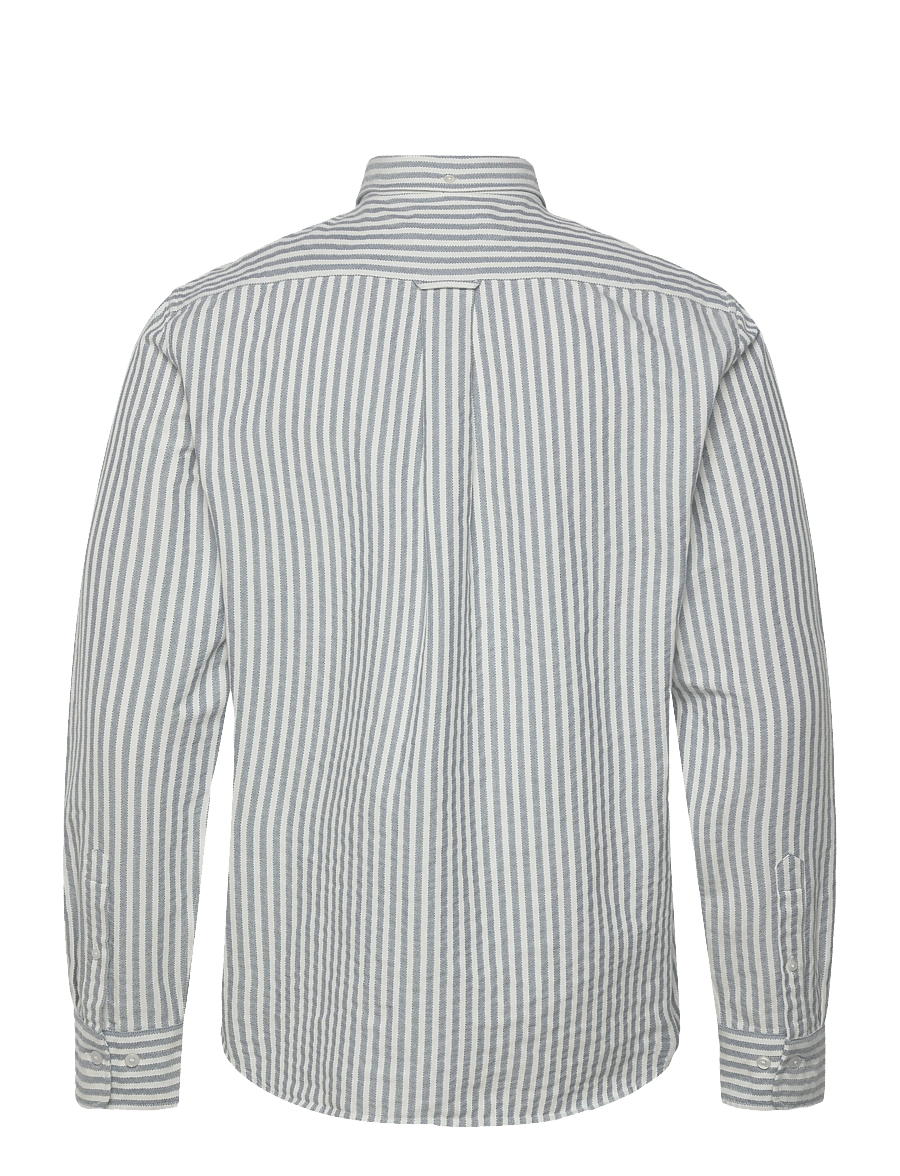 Gant - REG TEXTURE STRIPE SHIRT - chemises à rayures - vintage blue - 2