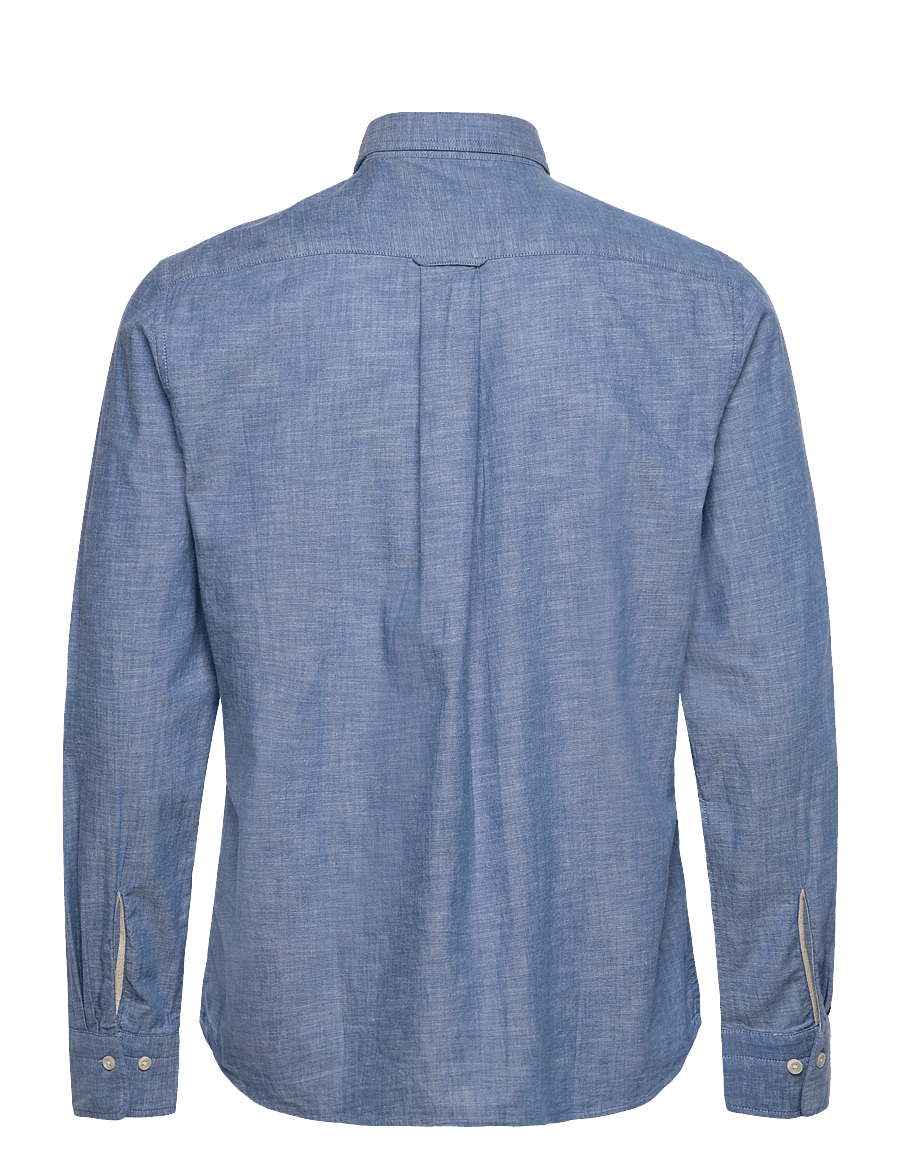Gant - REG CHAMBRAY SHIRT - casual skjortor - vintage blue - 2