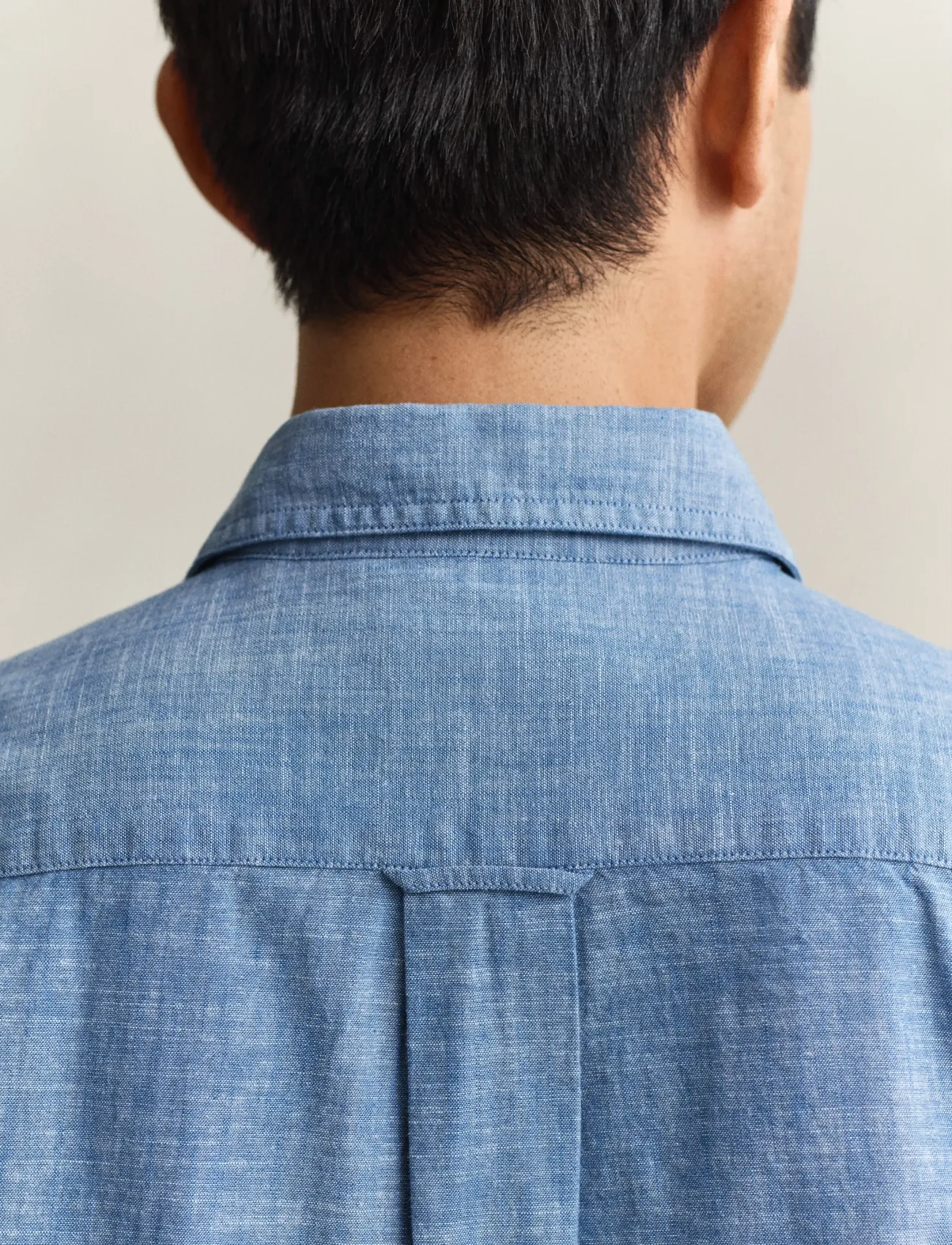 Gant - REG CHAMBRAY SHIRT - casual skjortor - vintage blue - 4