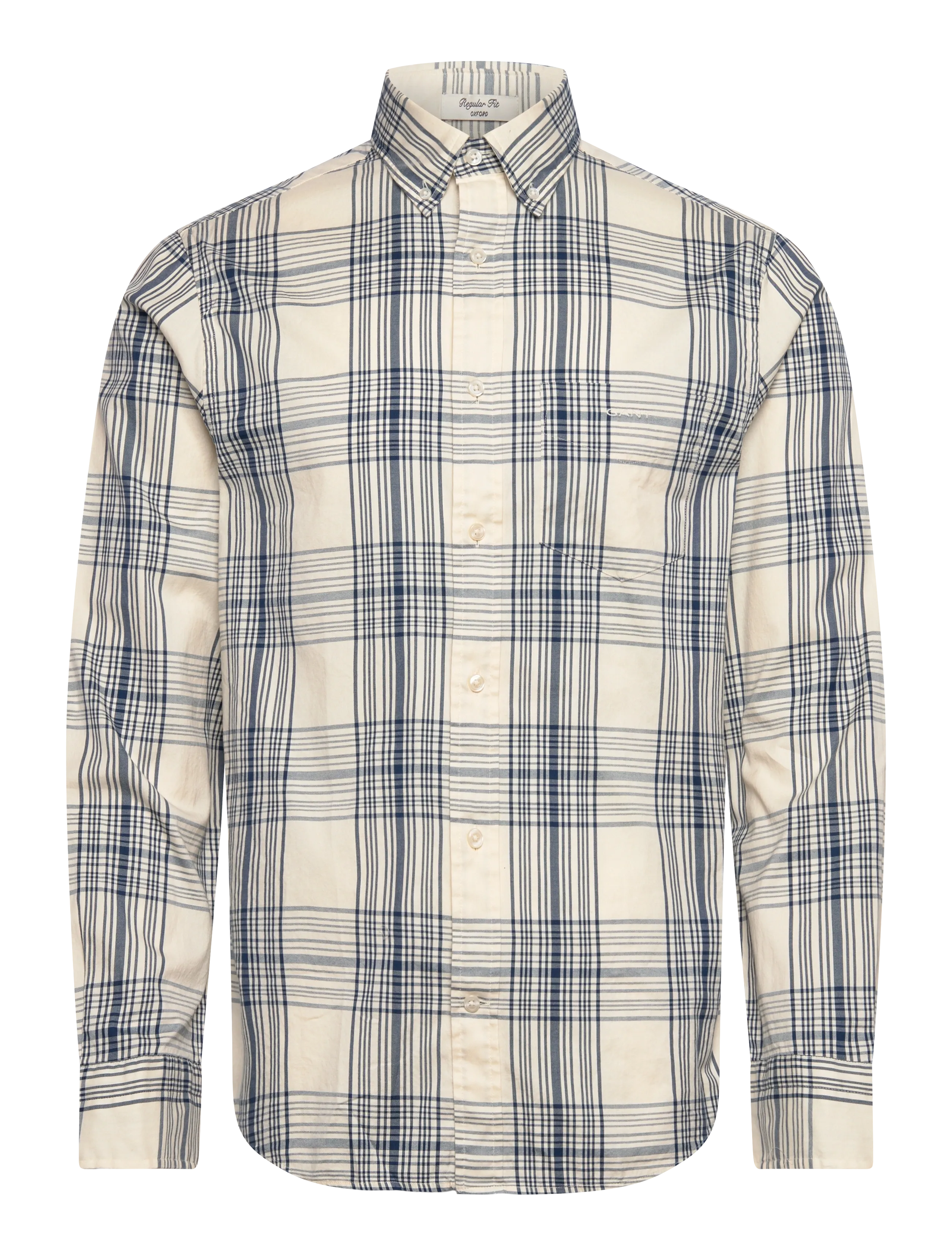 GANT Reg Dreamy Oxford Check Shirt Patterned - S - Herren