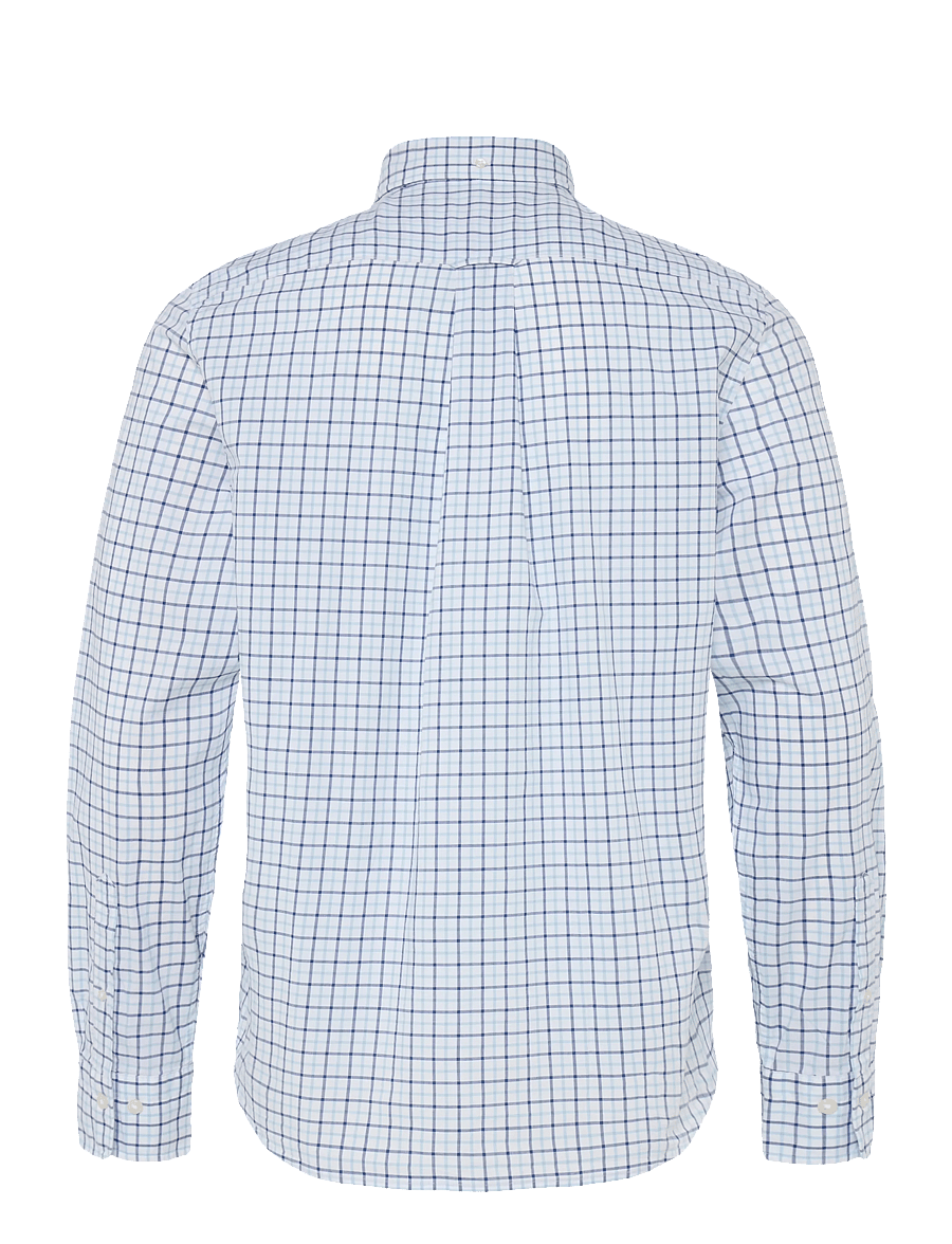 Gant - REG CLASSIC POPLIN CHECK - karierte hemden - sky blue - 2