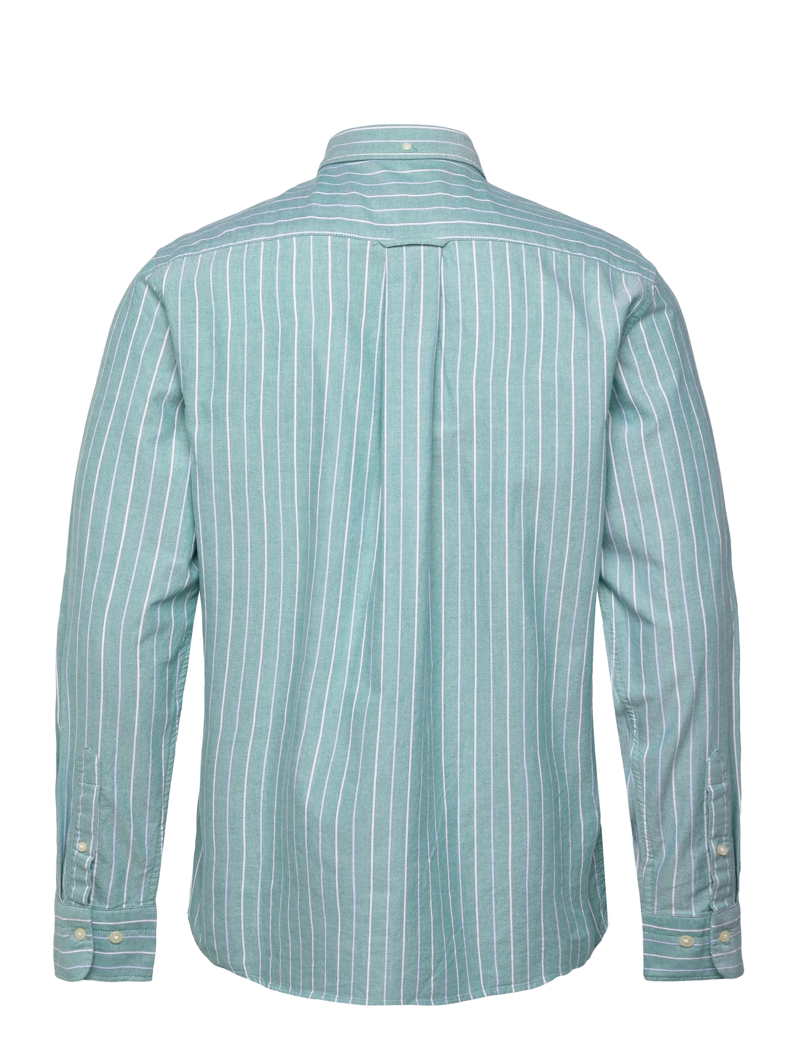 Gant - REG CLASSIC OXFORD STRIPE SHIRT - randiga skjortor - botanical hue - 2