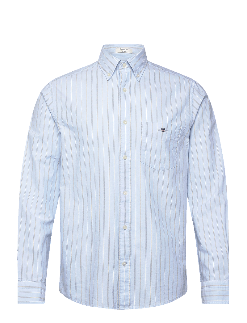 GANT - REG CLASSIC OXFORD STRIPE SHIRT - basic-hemden - sky blue - 1