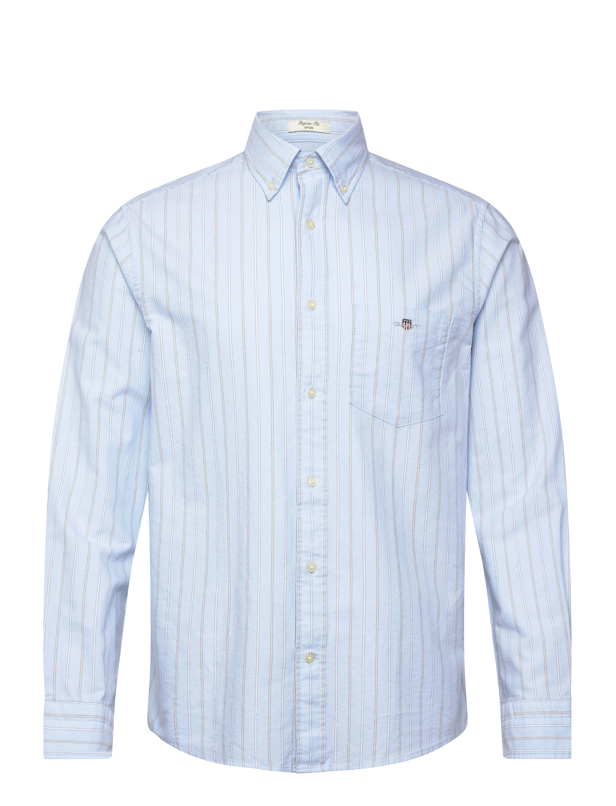 Gant REG CLASSIC OXFORD STRIPE SHIRT - Skjortor - SKY BLUE / blue