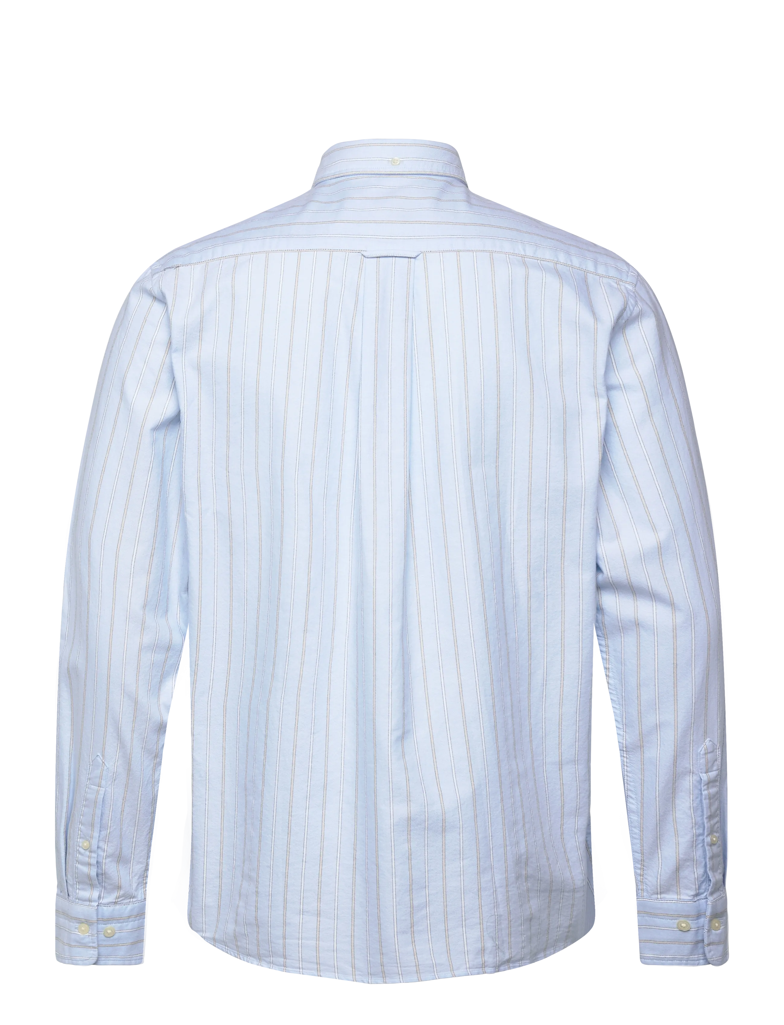 Gant - REG CLASSIC OXFORD STRIPE SHIRT - stribede skjorter - sky blue - 2