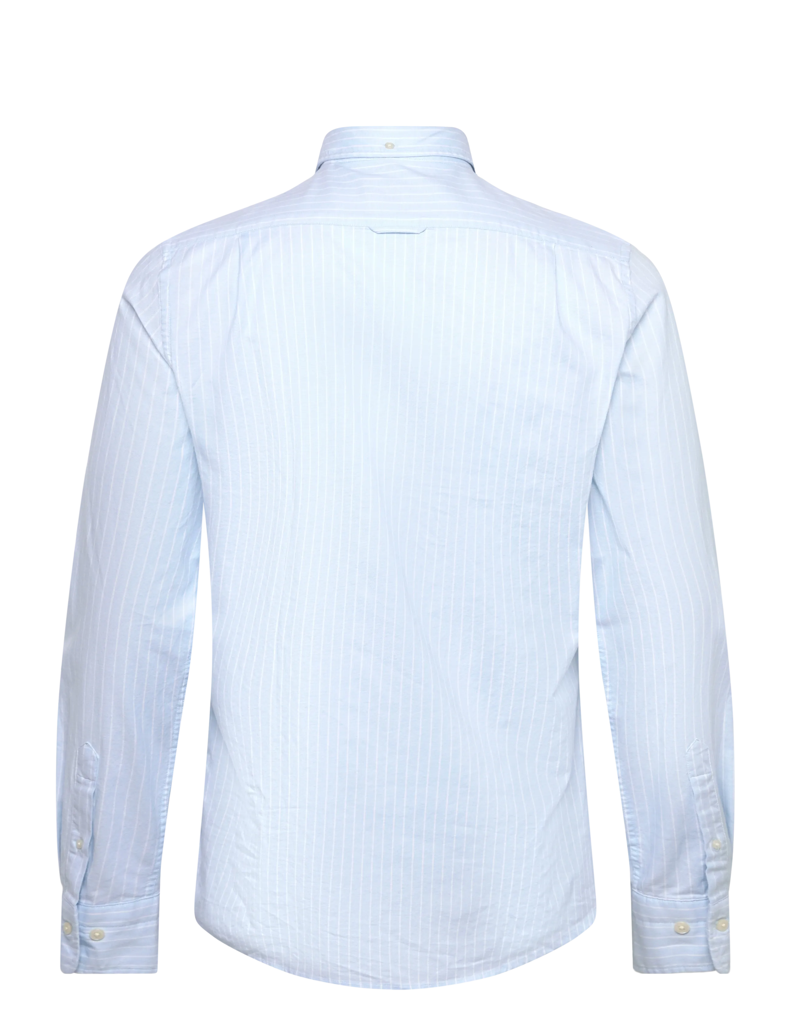 Gant - SLIM OXFORD STRETCH STRIPE SHIRT - stribede skjorter - sky blue - 2