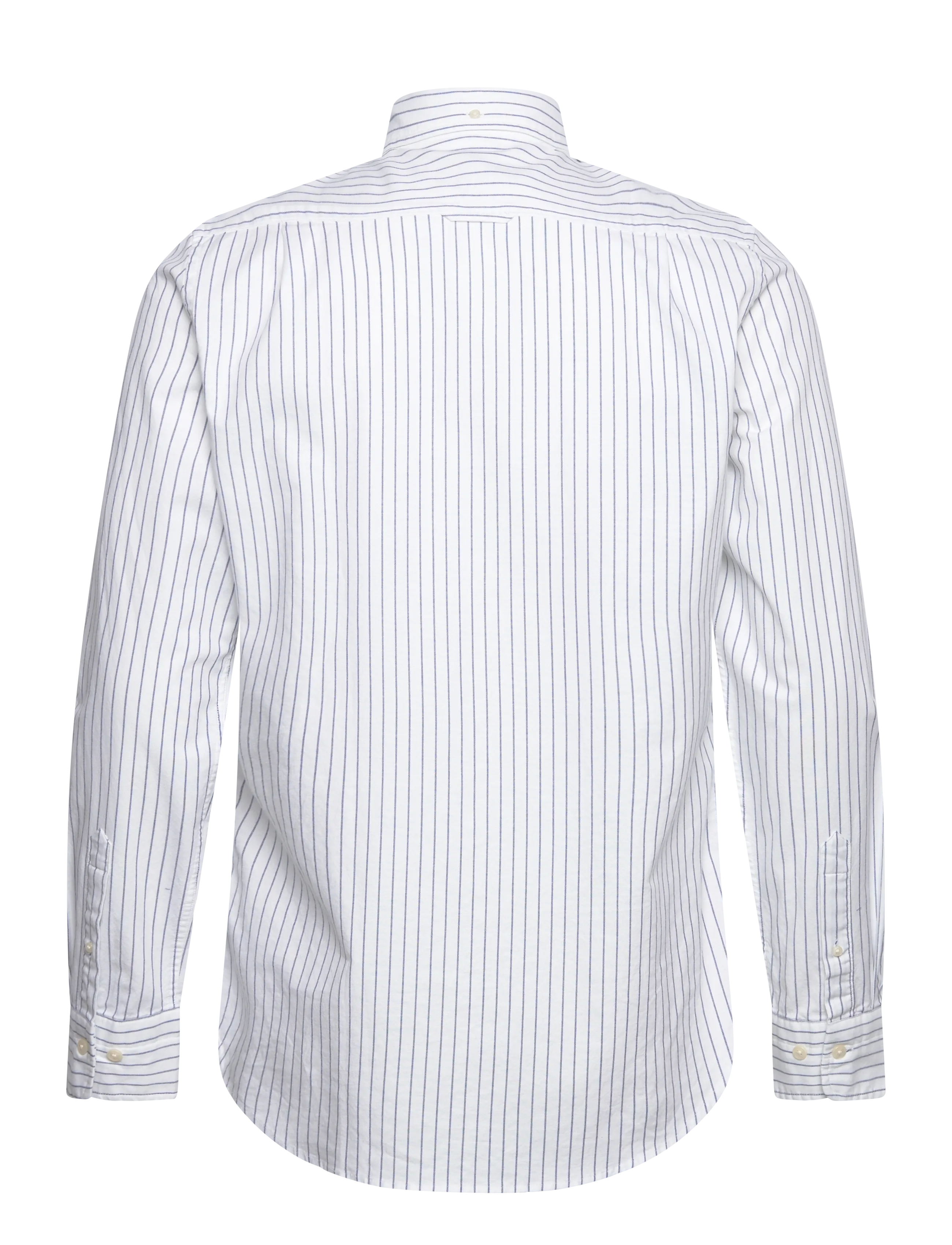 Gant - SLIM OXFORD STRETCH STRIPE SHIRT - stribede skjorter - white - 2