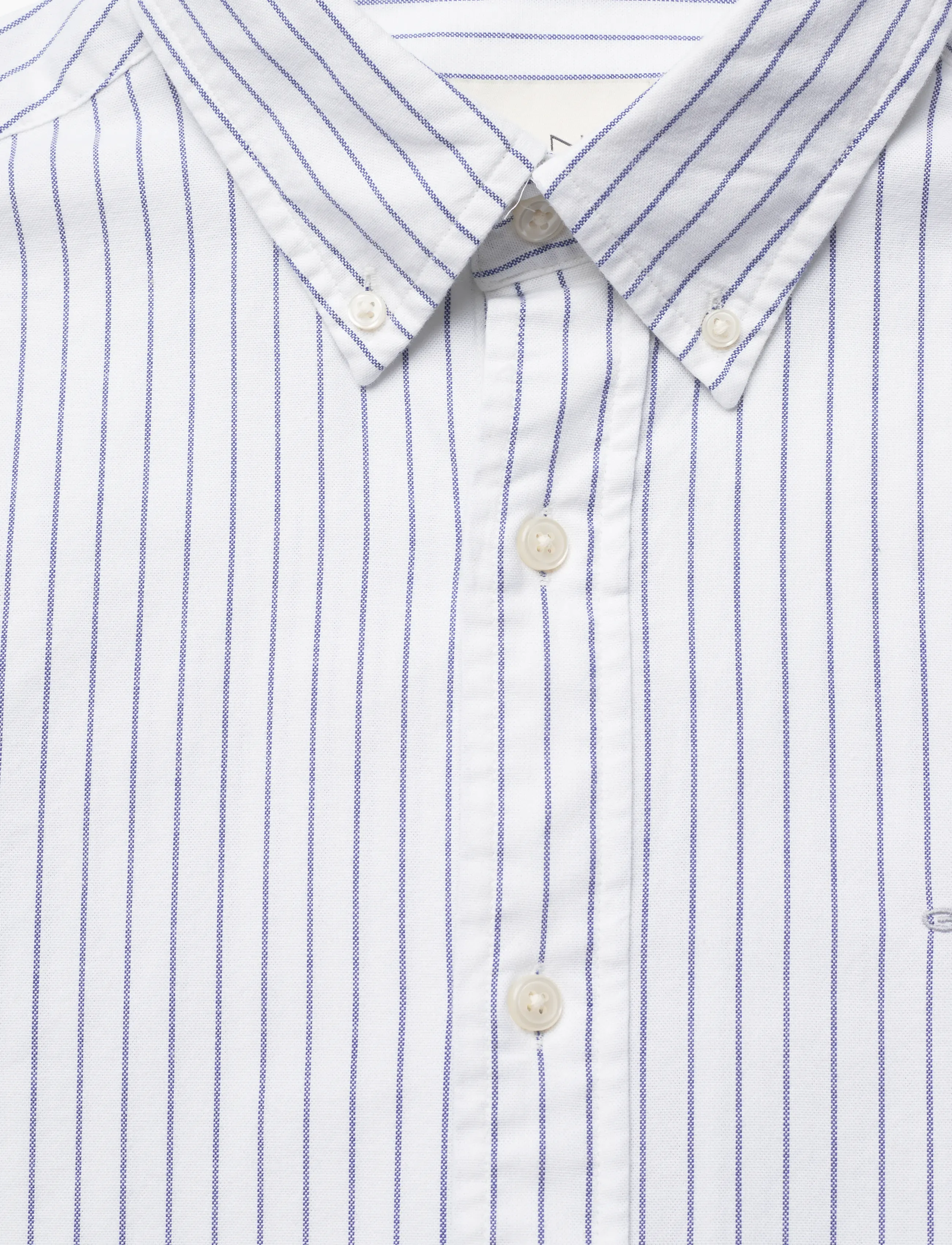 Gant - SLIM OXFORD STRETCH STRIPE SHIRT - stribede skjorter - white - 5