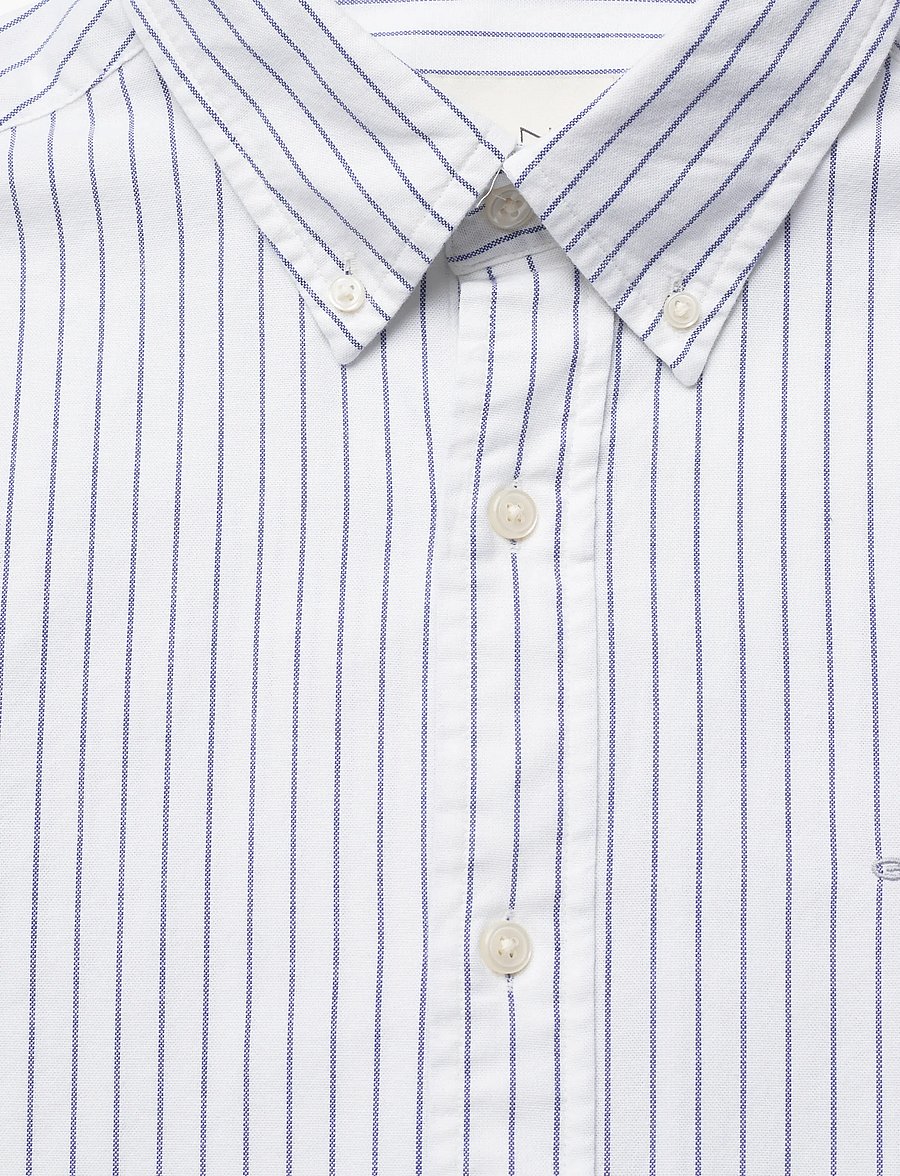 Gant - SLIM OXFORD STRETCH STRIPE SHIRT - chemises à rayures - white - 5