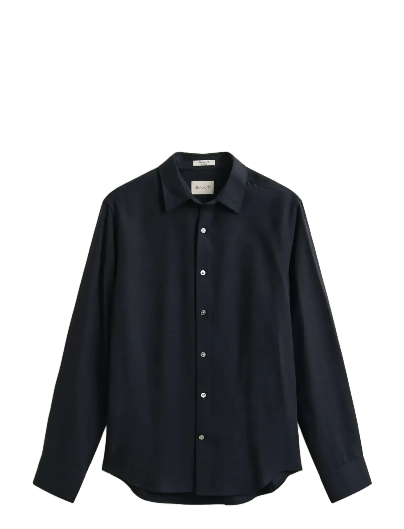 GANT Reg Lyocell Shirt Navy - M - Herren