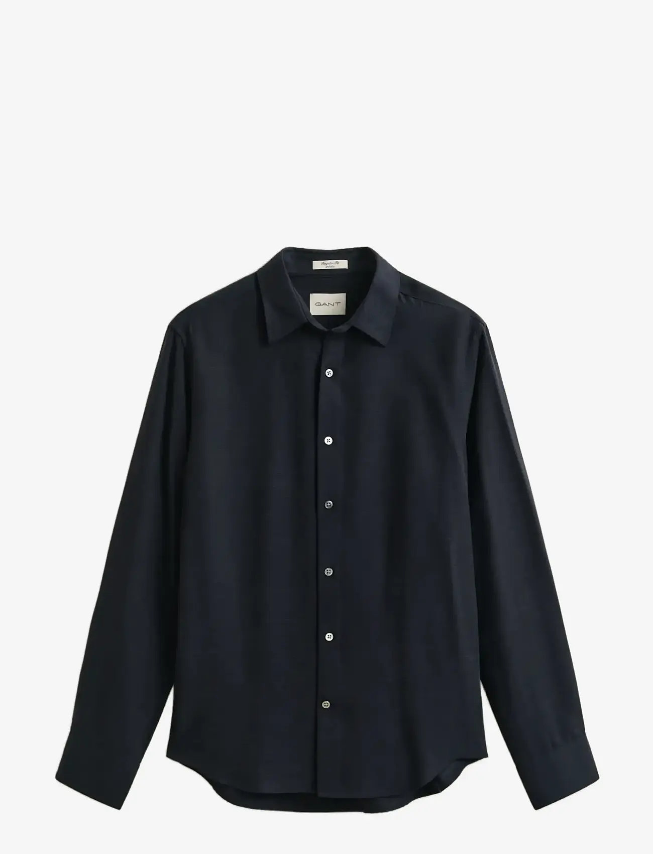 Gant - REG LYOCELL SHIRT - vabaajasärgid - evening blue - 1