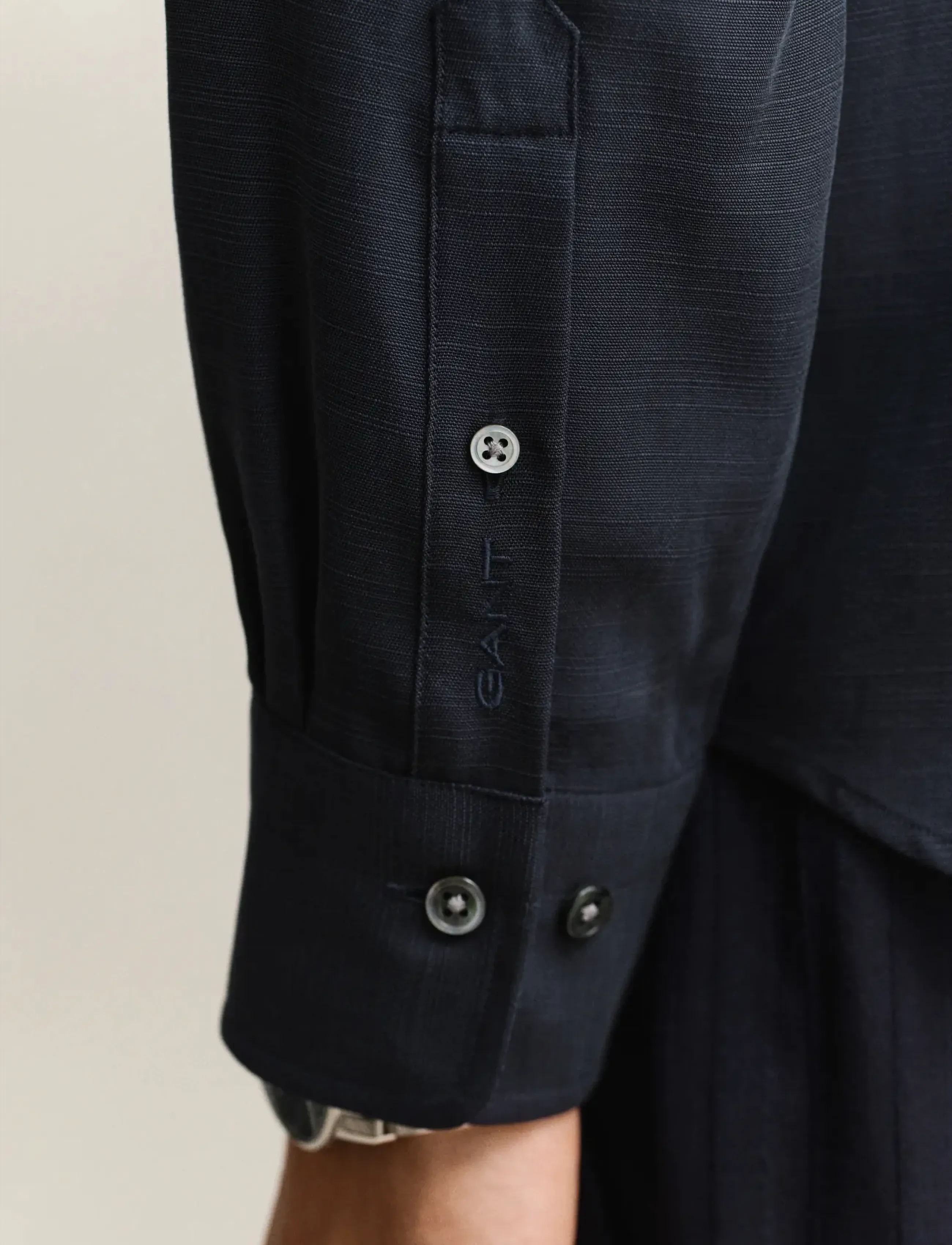Gant - REG LYOCELL SHIRT - casual shirts - evening blue - 3