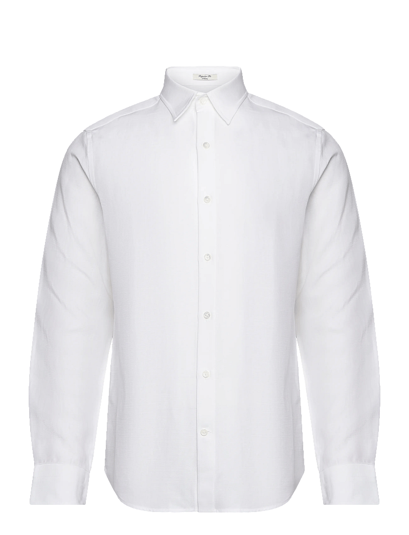 Gant - REG LYOCELL SHIRT - casual skjorter - white - 1