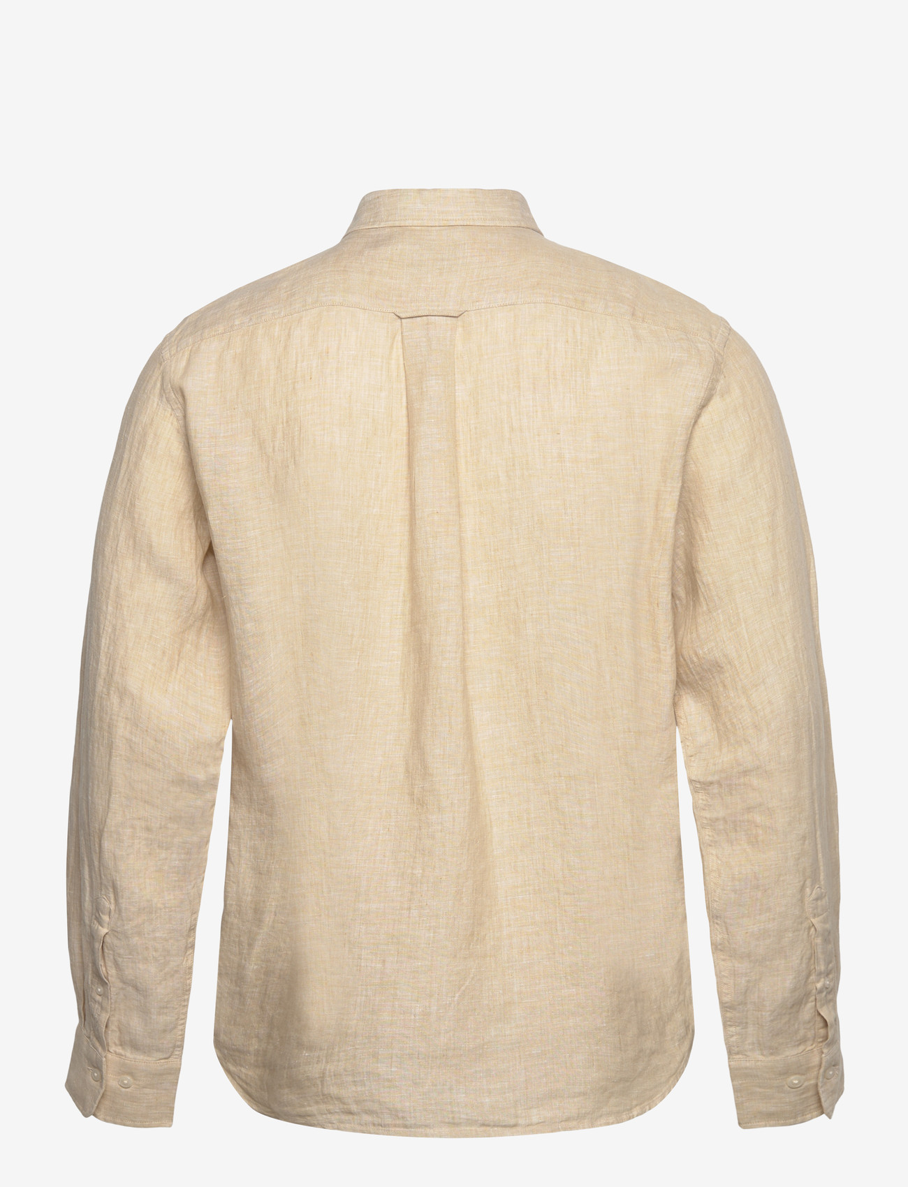 GANT - REG LINEN SHIRT - hørskjorter - oat beige - 2