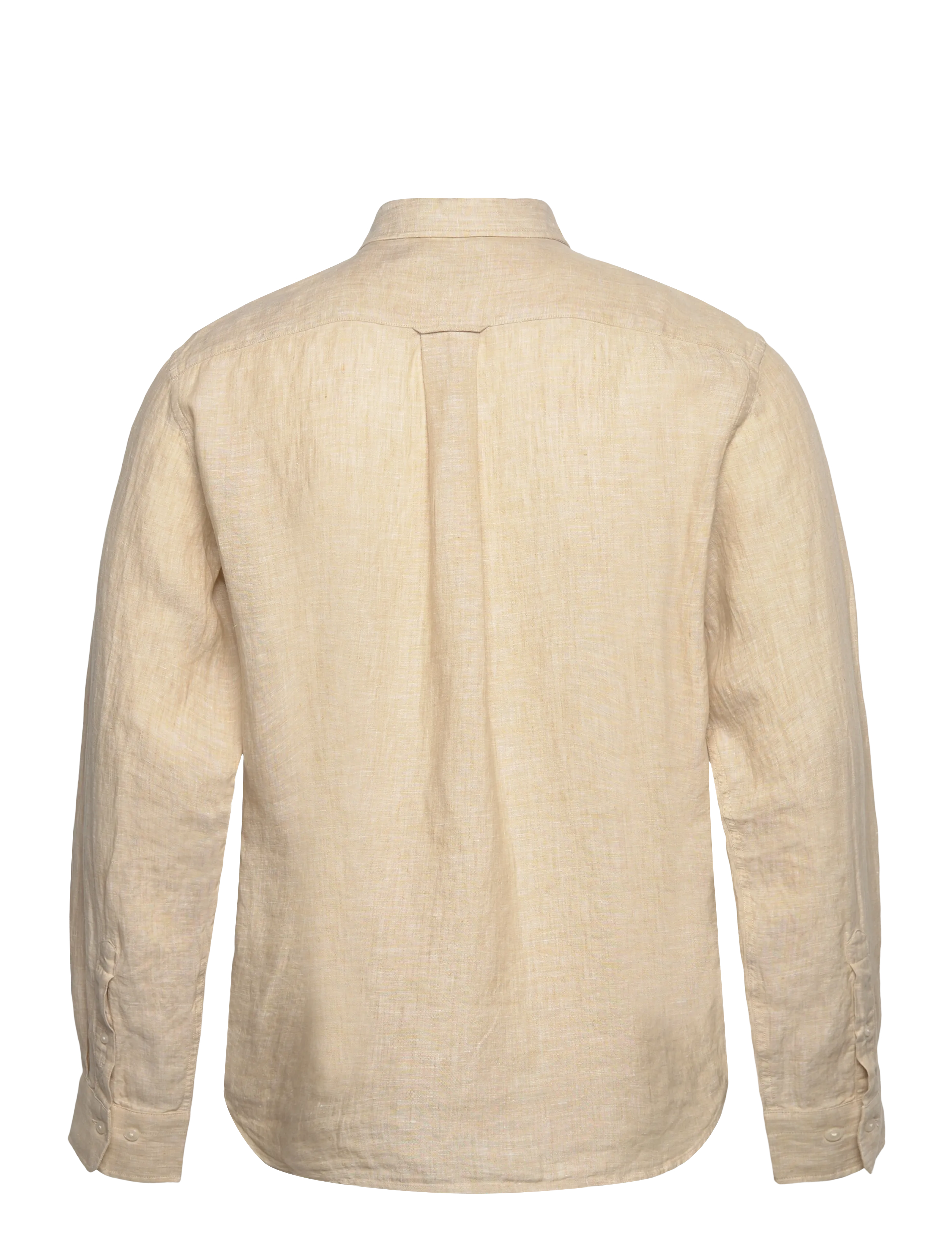 Gant - REG LINEN SHIRT - linen shirts - oat beige - 2