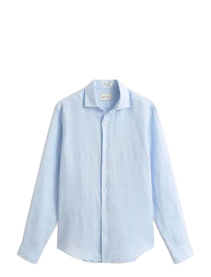 GANT - REG LINEN SHIRT - hørskjorter - sky blue - 1