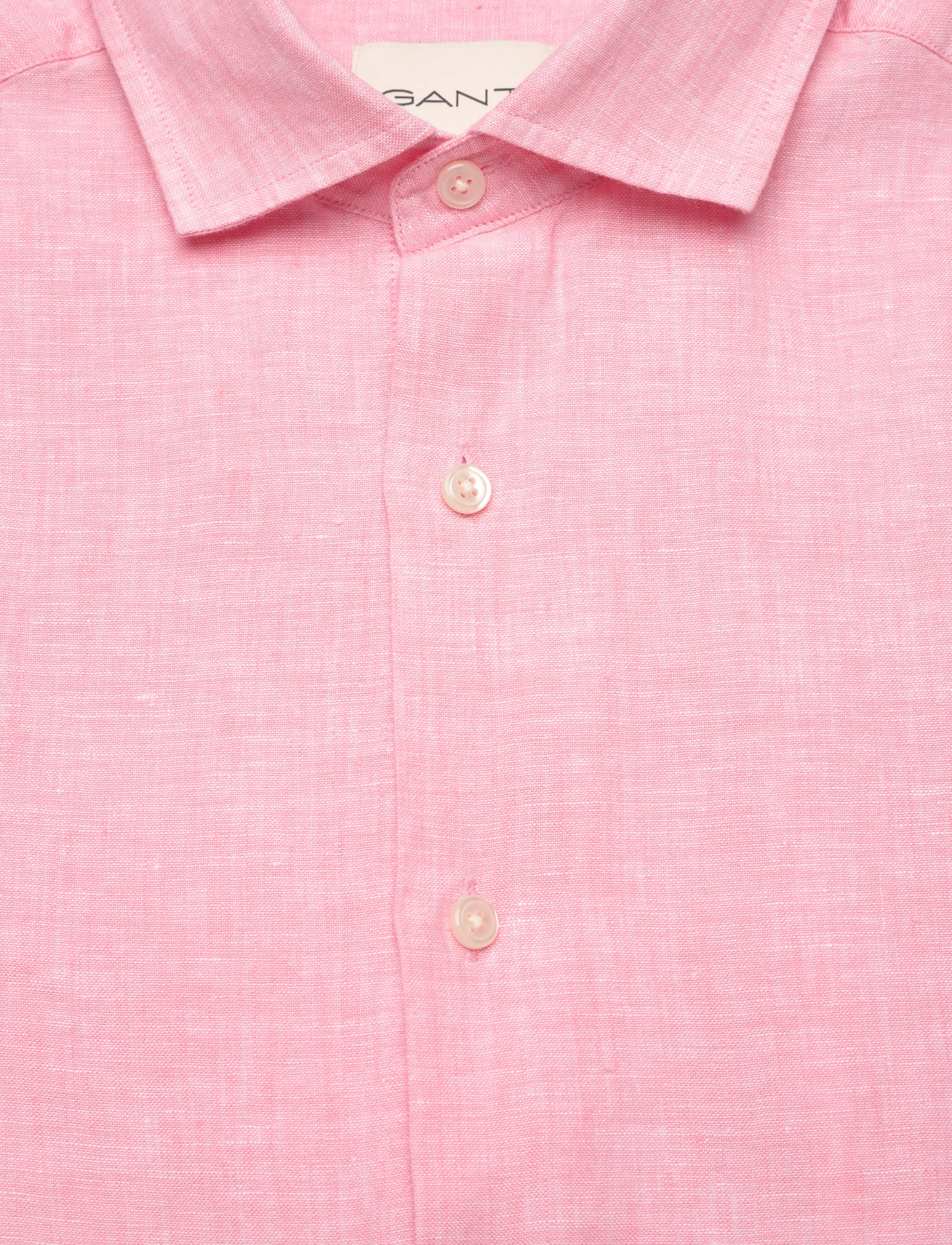 Gant - REG LINEN SHIRT - leinenhemden - washed pink - 5