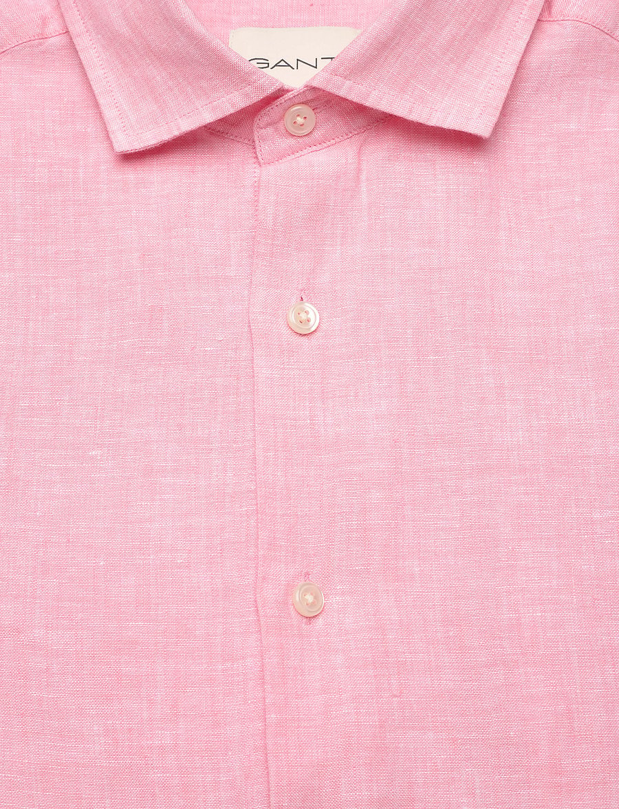 Gant - REG LINEN SHIRT - leinenhemden - washed pink - 5