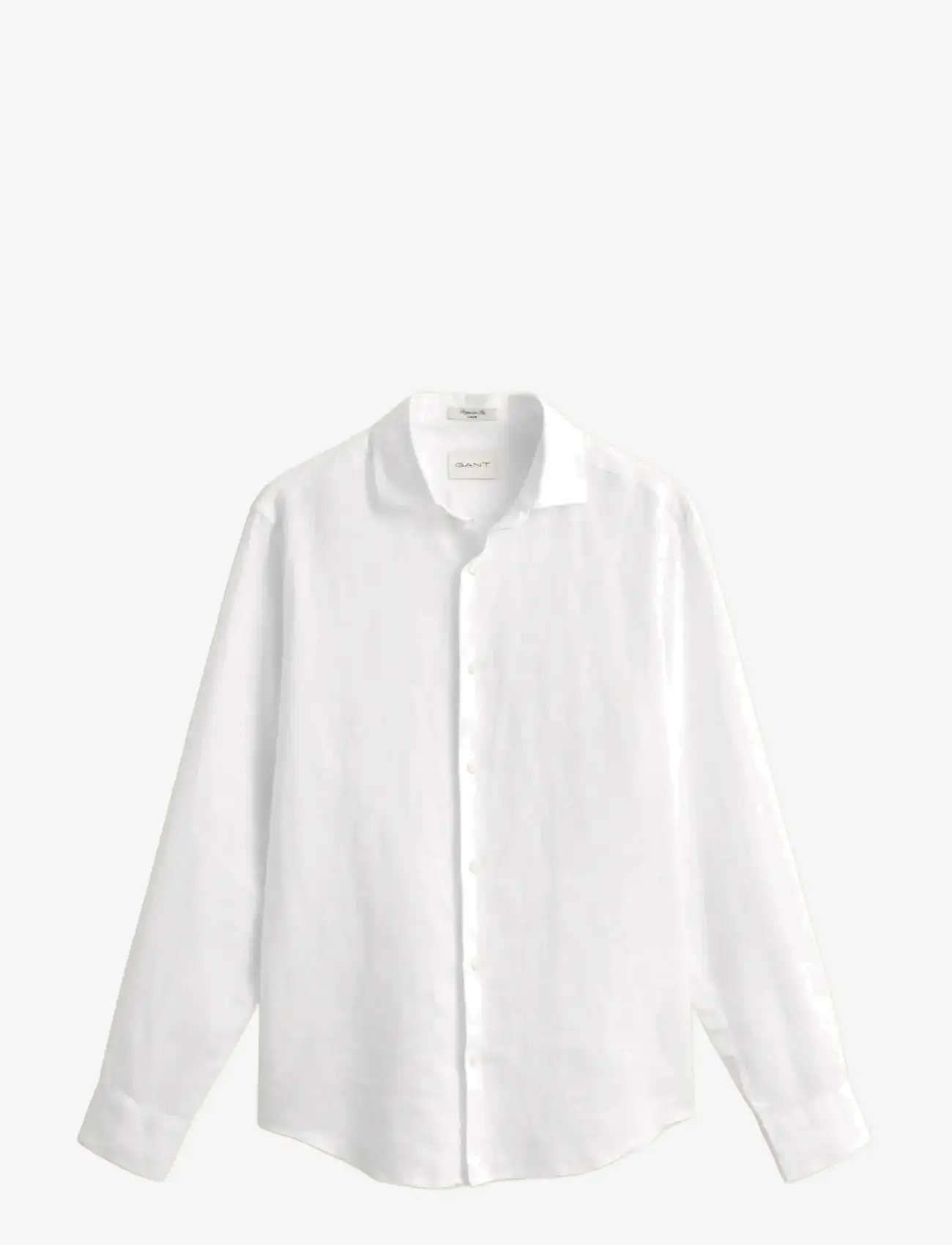 Gant - REG LINEN SHIRT - hørskjorter - white - 1