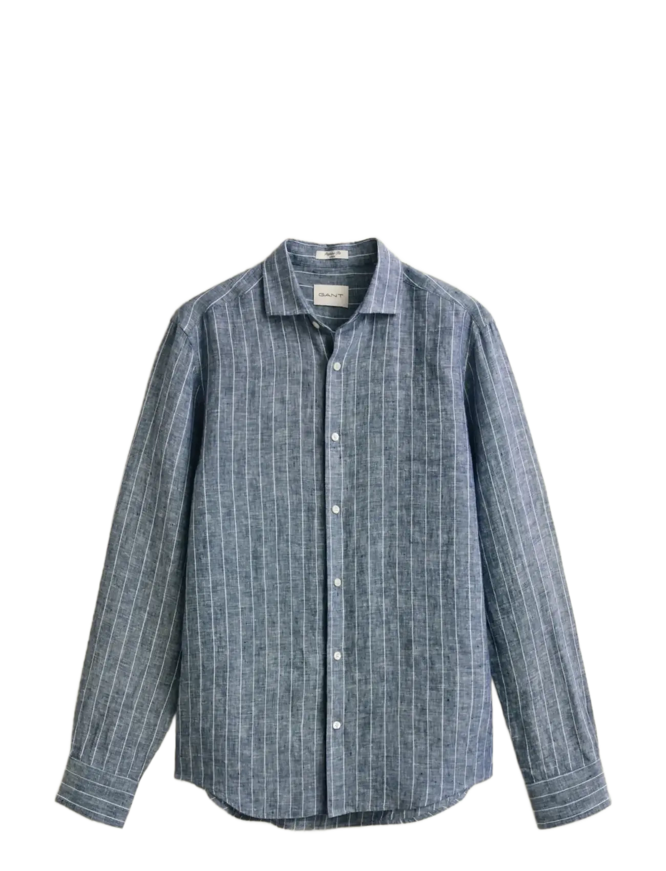 Gant REG LINEN STRIPE SHIRT - Hemden - PERSIAN BLUE / blue