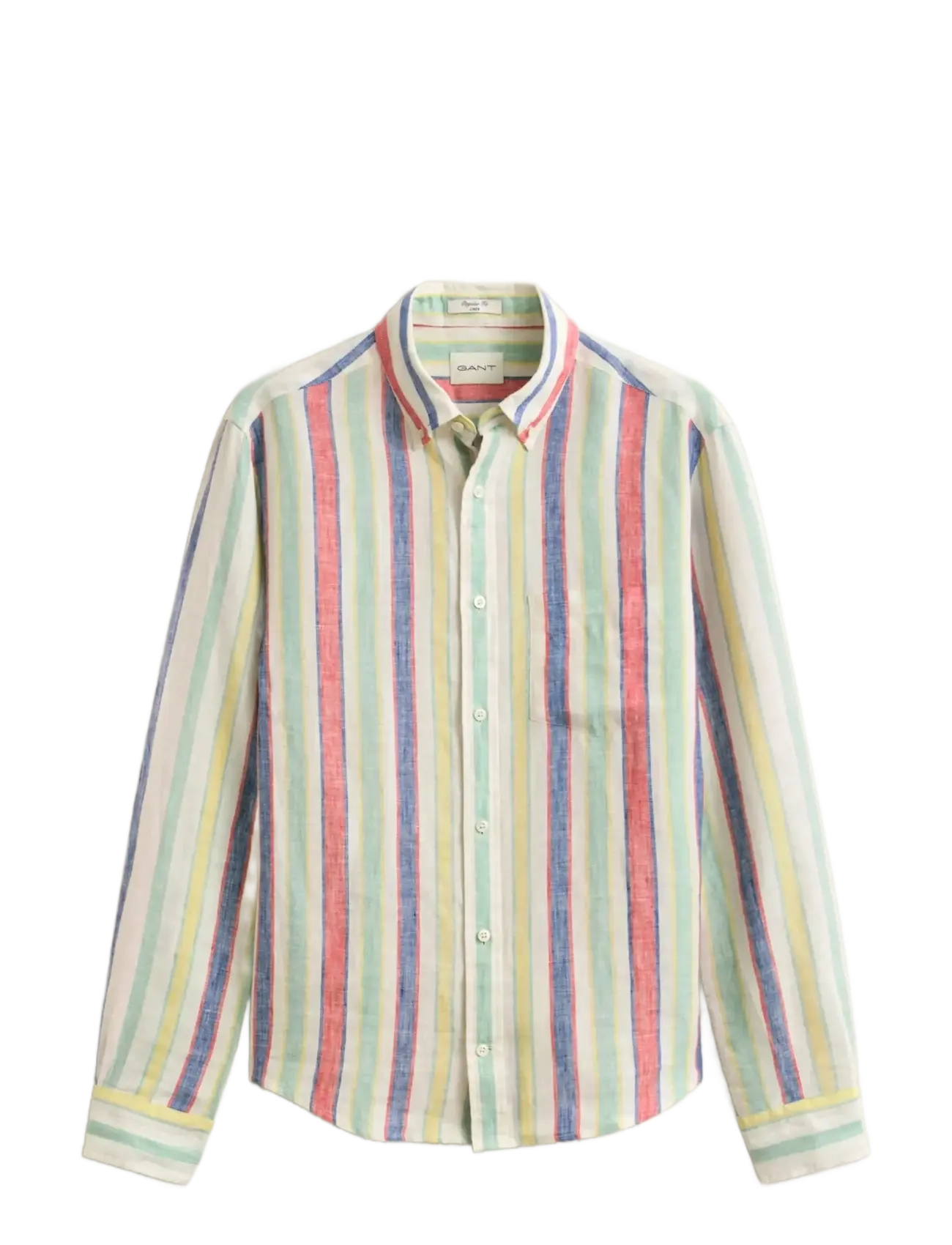 GANT REG MULTISTRIPE LINEN SHIRT - Skjorter - MULTICOLOR / multi