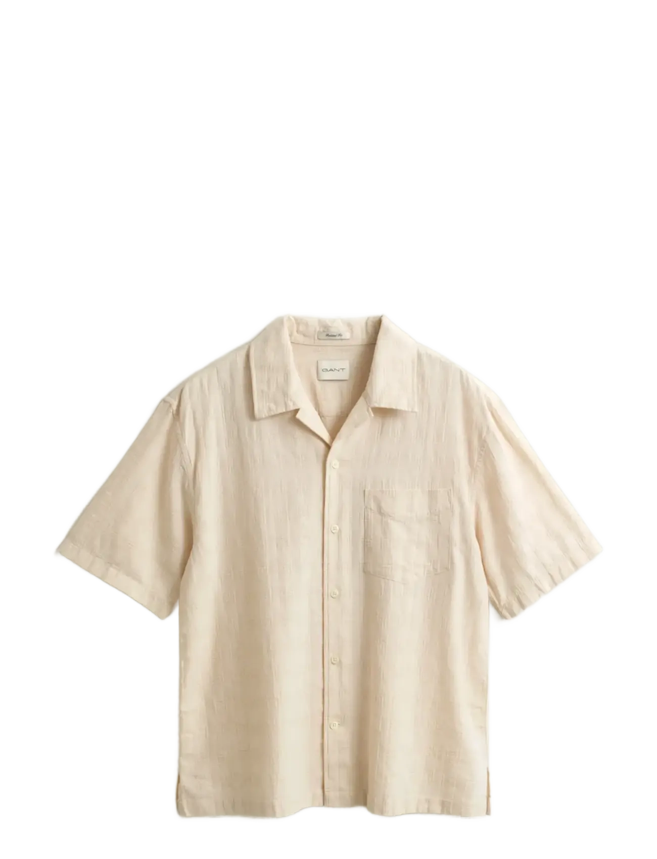 GANT Rel Texture Check Shirt Cream - XL - Herren