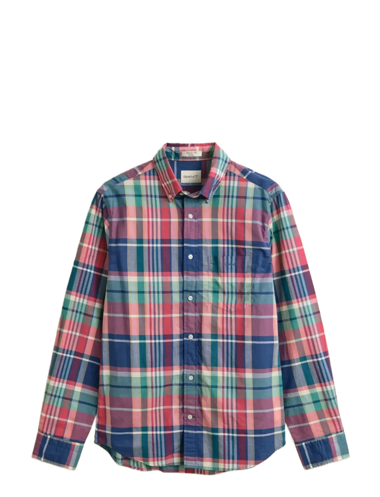GANT Reg Indian Madras Check Shirt Patterned - XXL - Herren