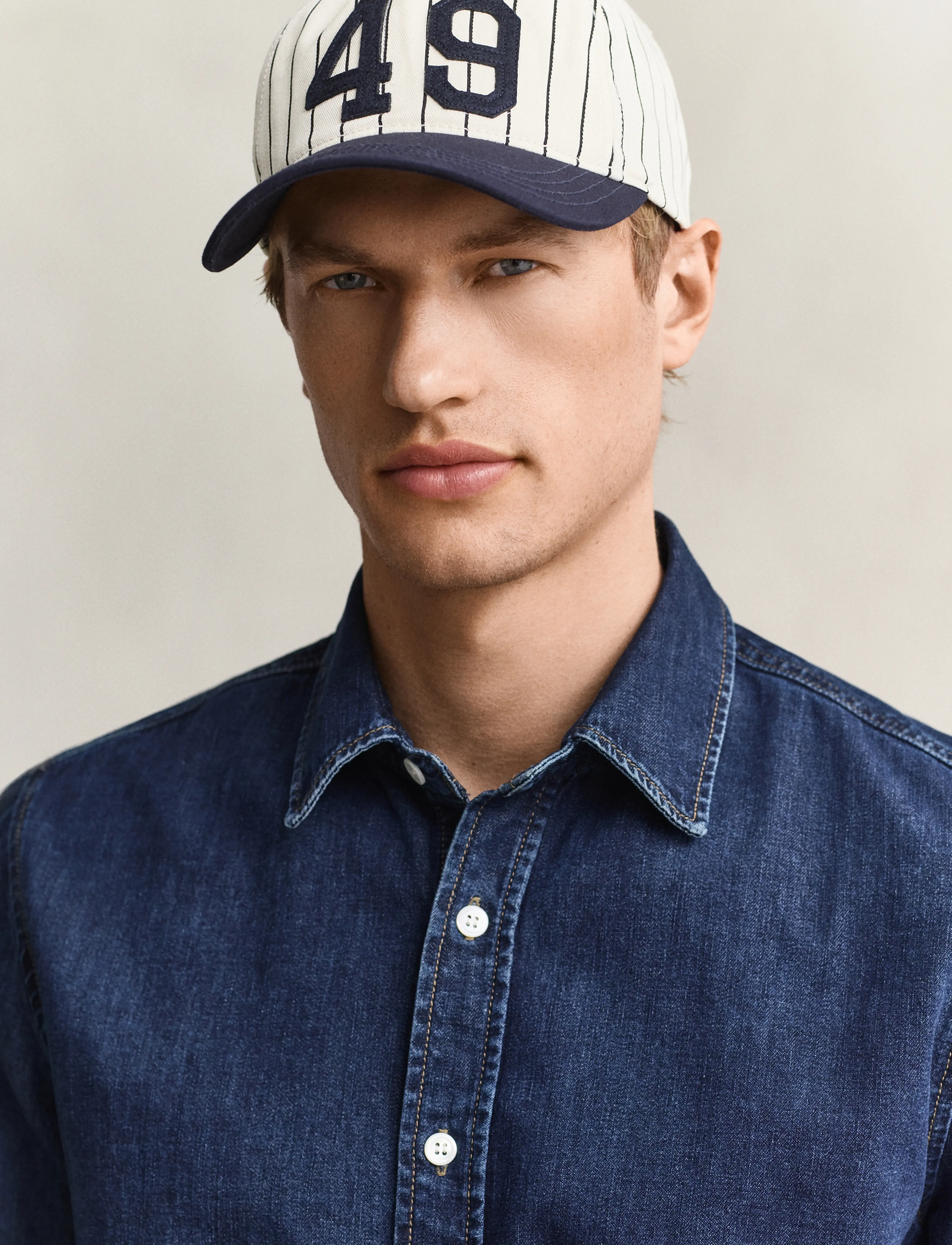 Gant - REG DENIM SHIRT - denimskjorter - dark blue worn in - 3