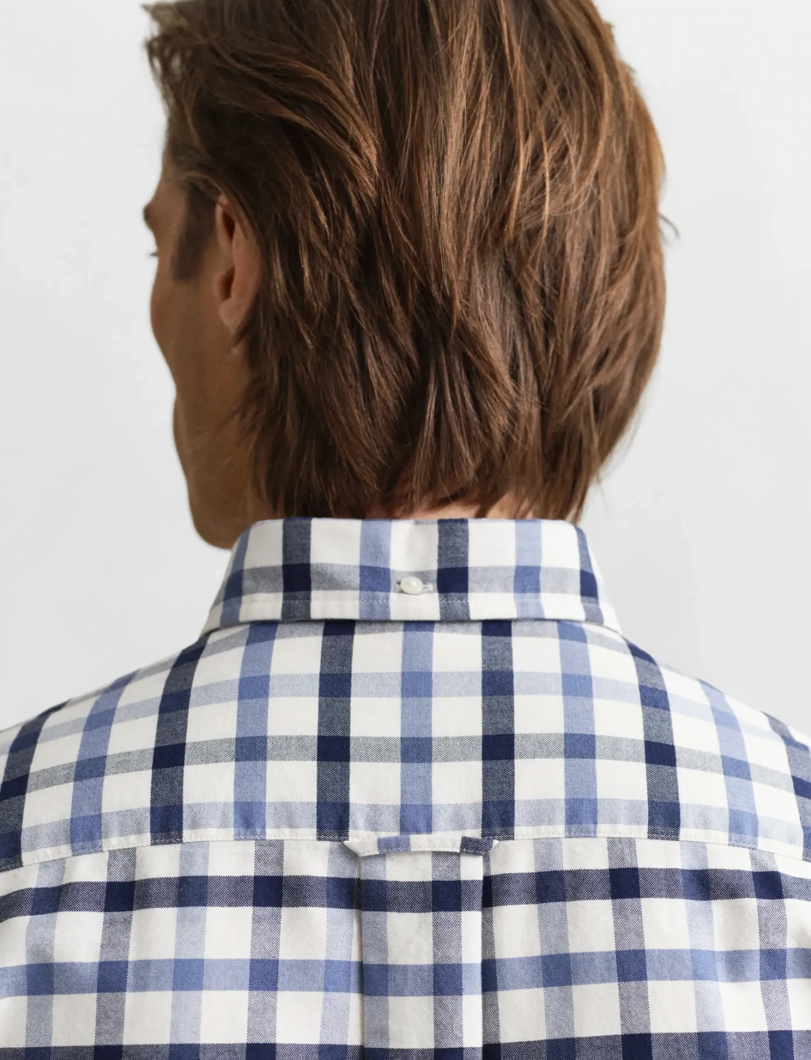 Gant - REG OXFORD CHECK SHIRT - oxford-hemden - faded denim - 3