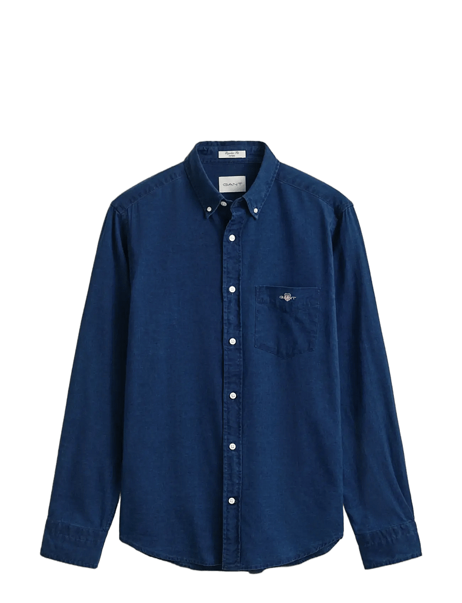 Gant - REG OXFORD INDIGO SHIRT - oxfordi särgid - dark indigo - 0