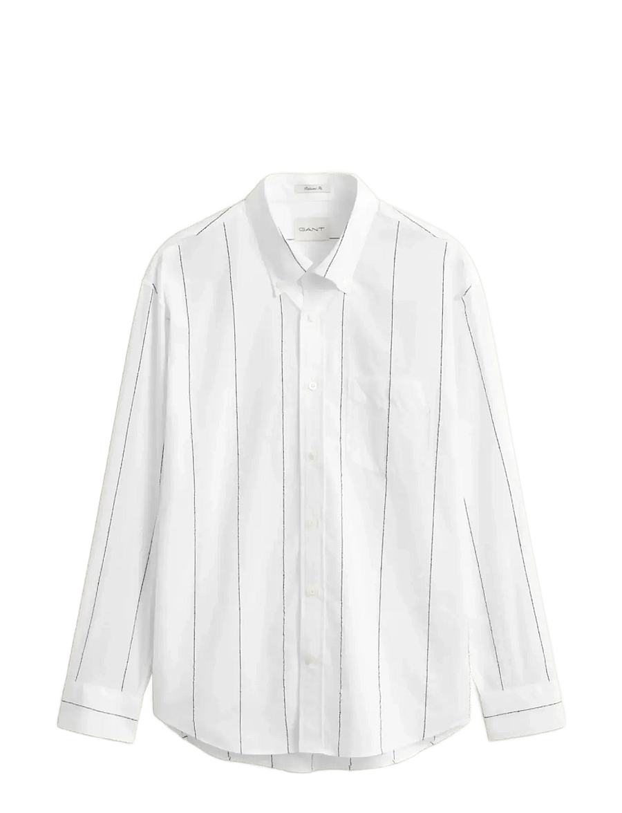 Gant - REL TEXTURE SHIRT - white - 0