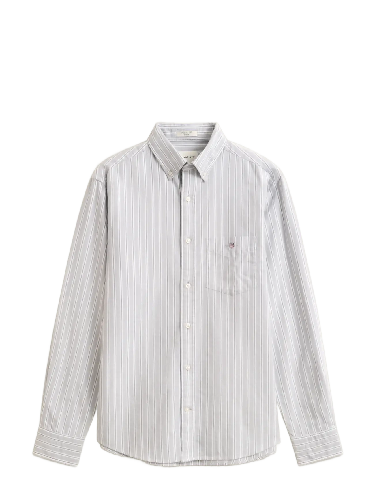 Gant Reg Classic Oxford Stripe Shirt, S, Shirts, Grau - Striped Männerswear