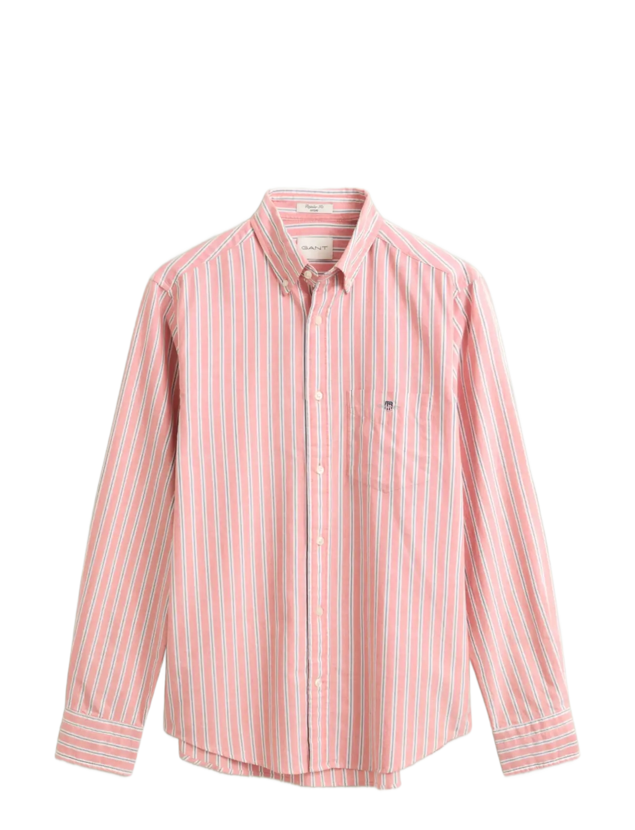 Gant Reg Classic Oxford Stripe Shirt, L, Shirts, Koralle - Striped Männerswear