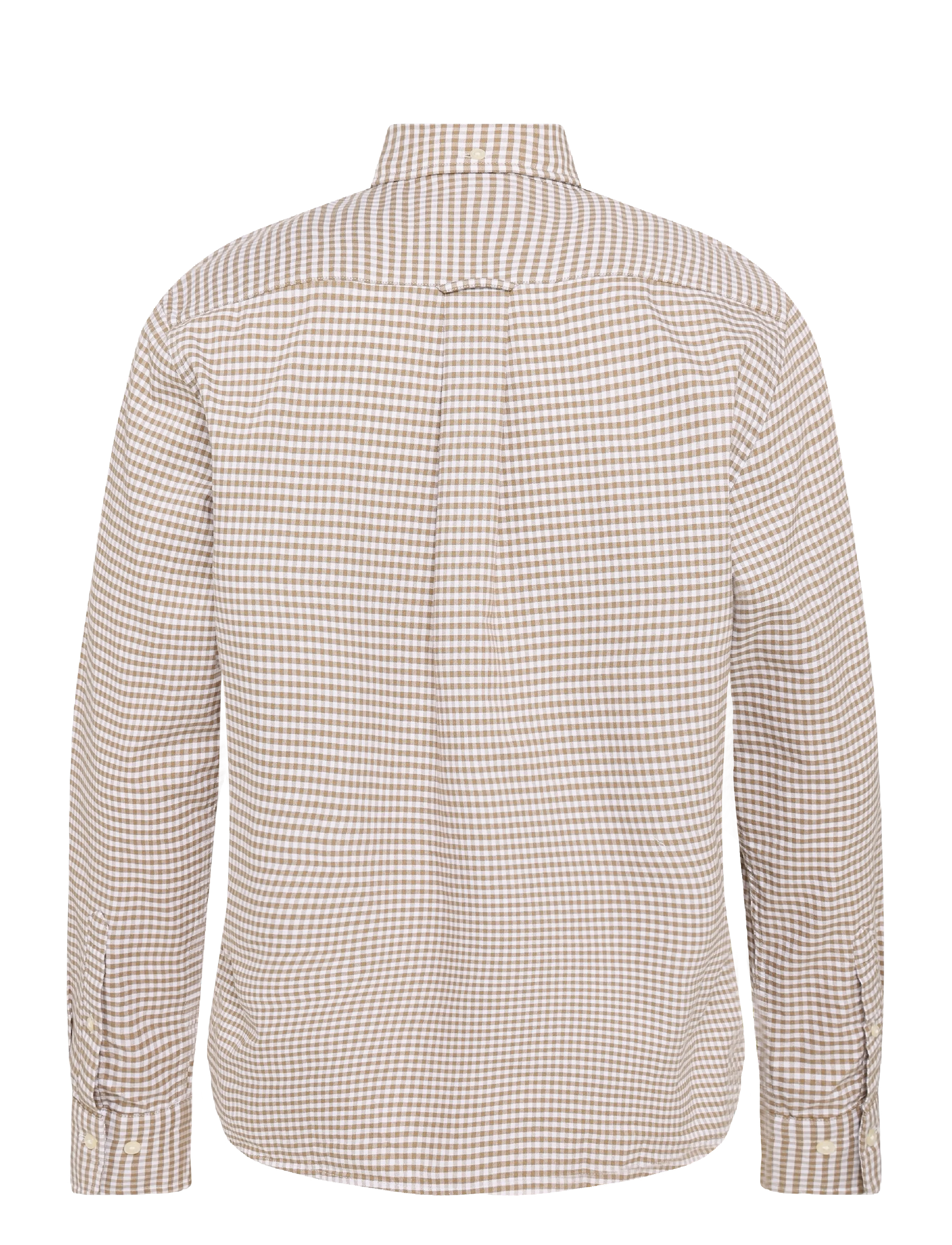 Gant - REG CLASSIC OXFORD CHECK - oxford-skjortor - light taupe - 1