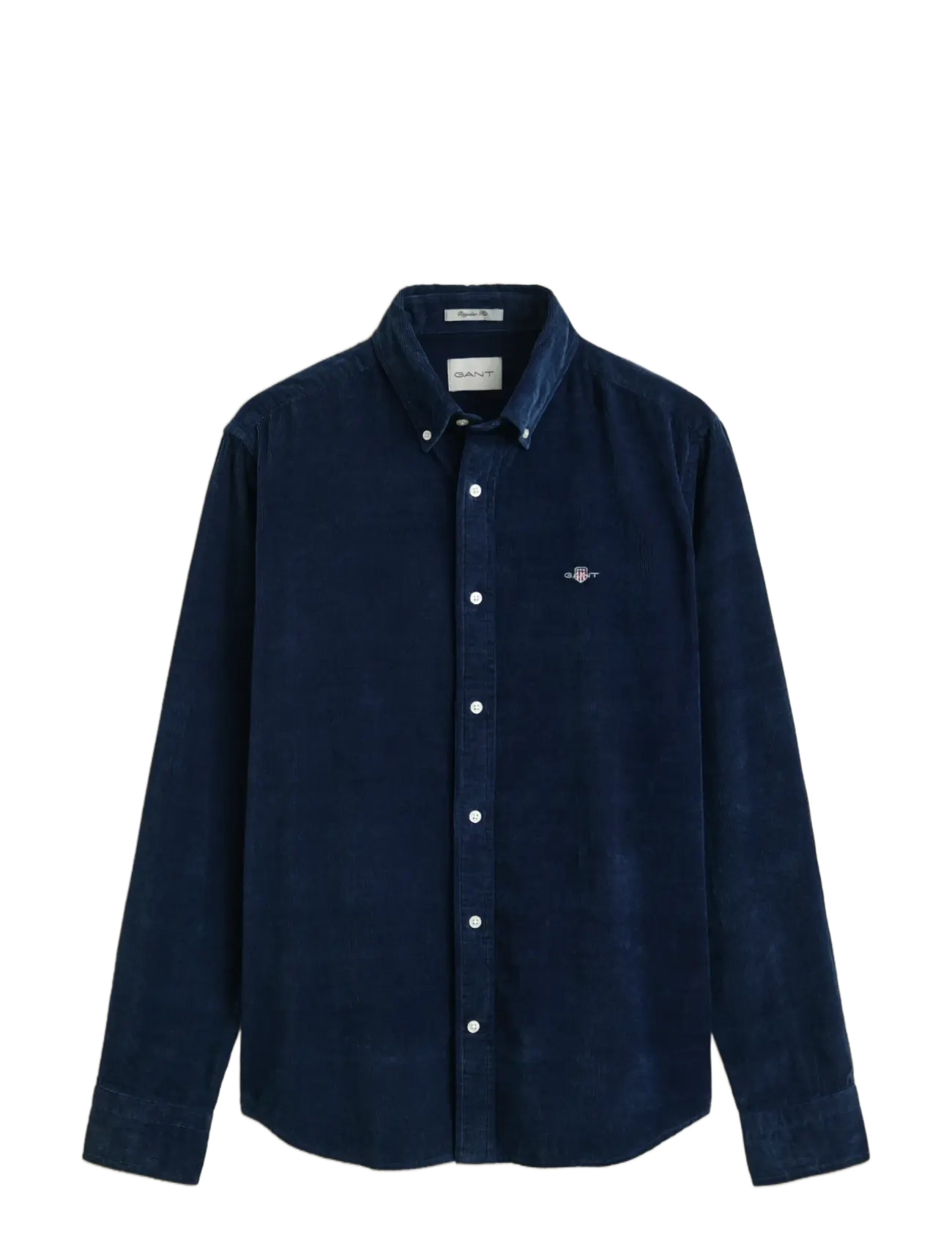 Gant Indigo Cord Shirt, M, Shirts, Marineblau - Corduroy Männerswear