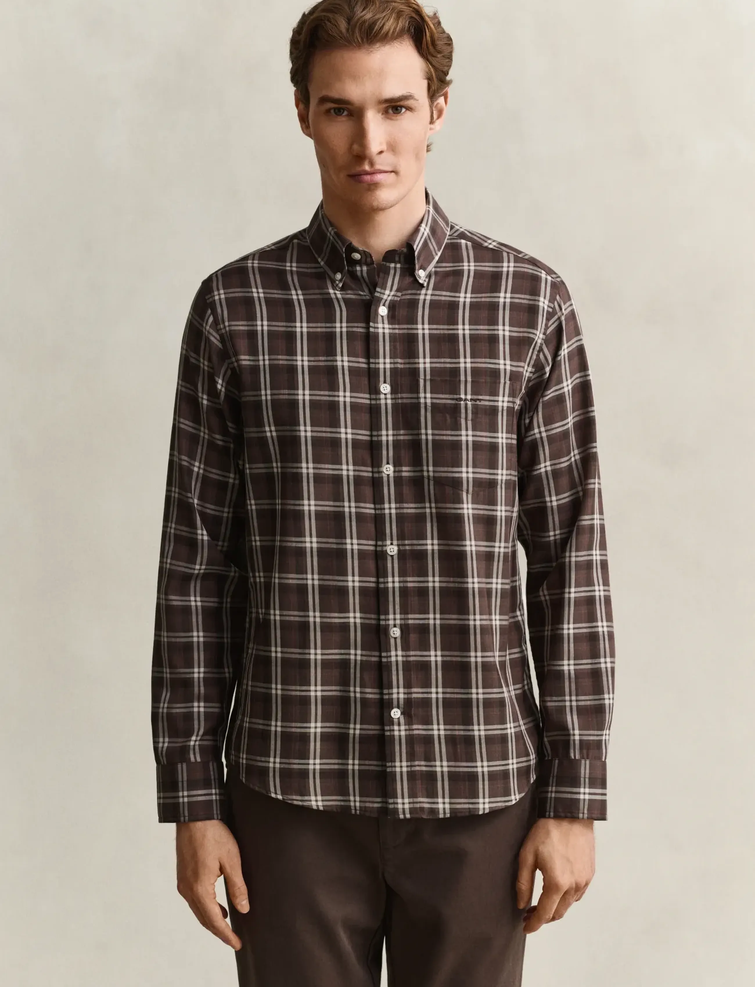 Reg Twill Check Shirt