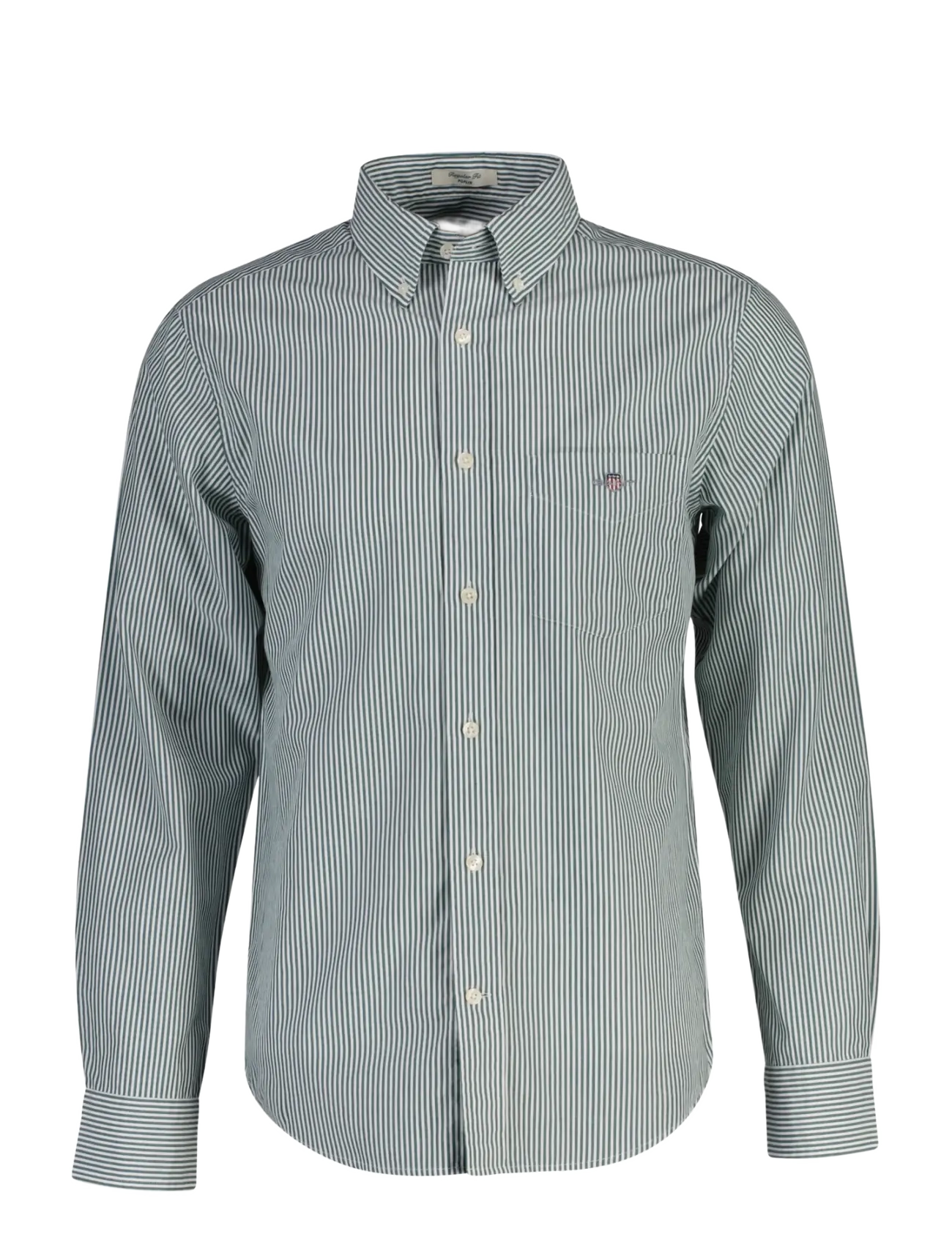 Gant - REG CLASSIC POPLIN BANKER SHIRT - dark emerald - 1