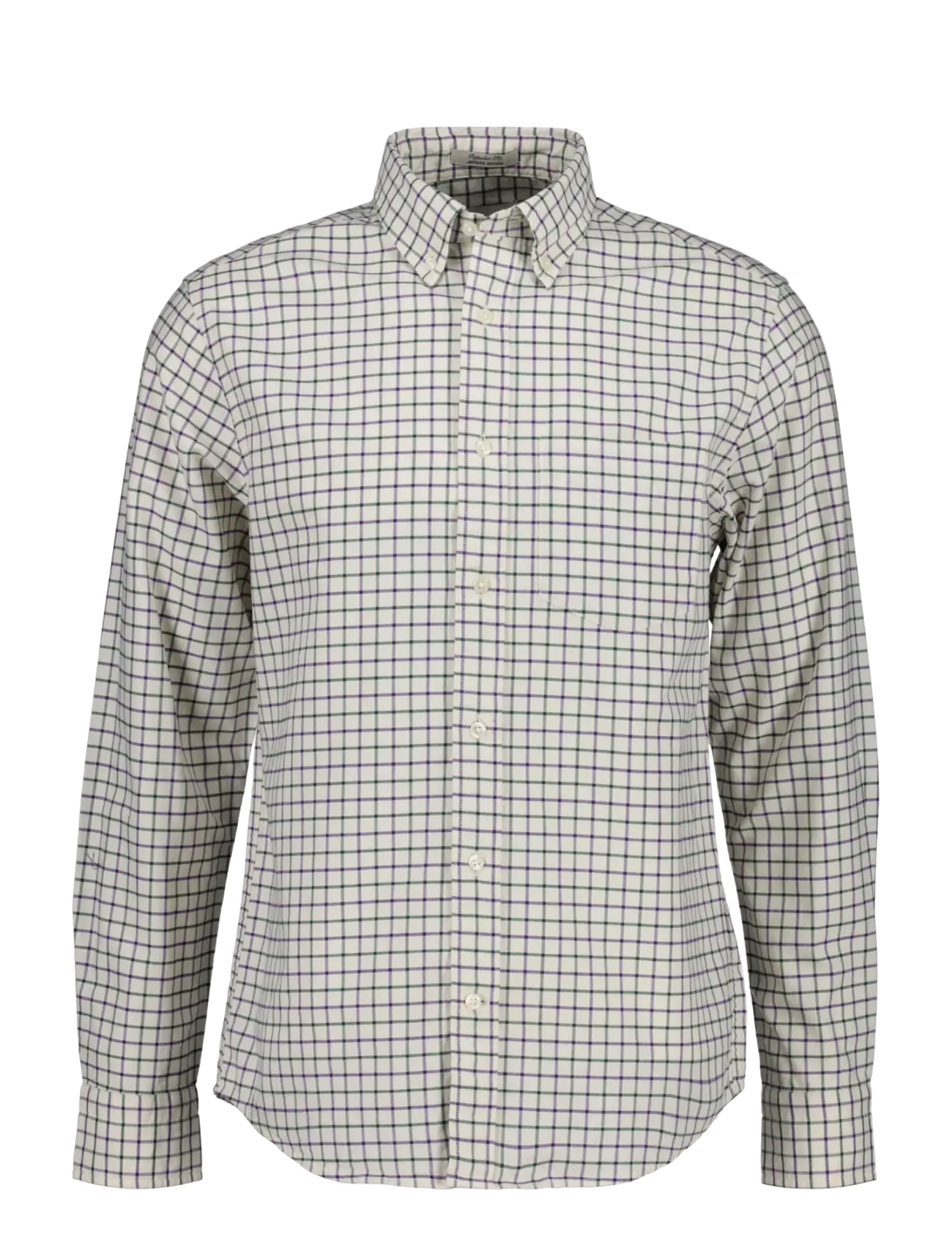 Gant - REG ARCHIVE OXFORD CHECK SHIRT - cream - 1