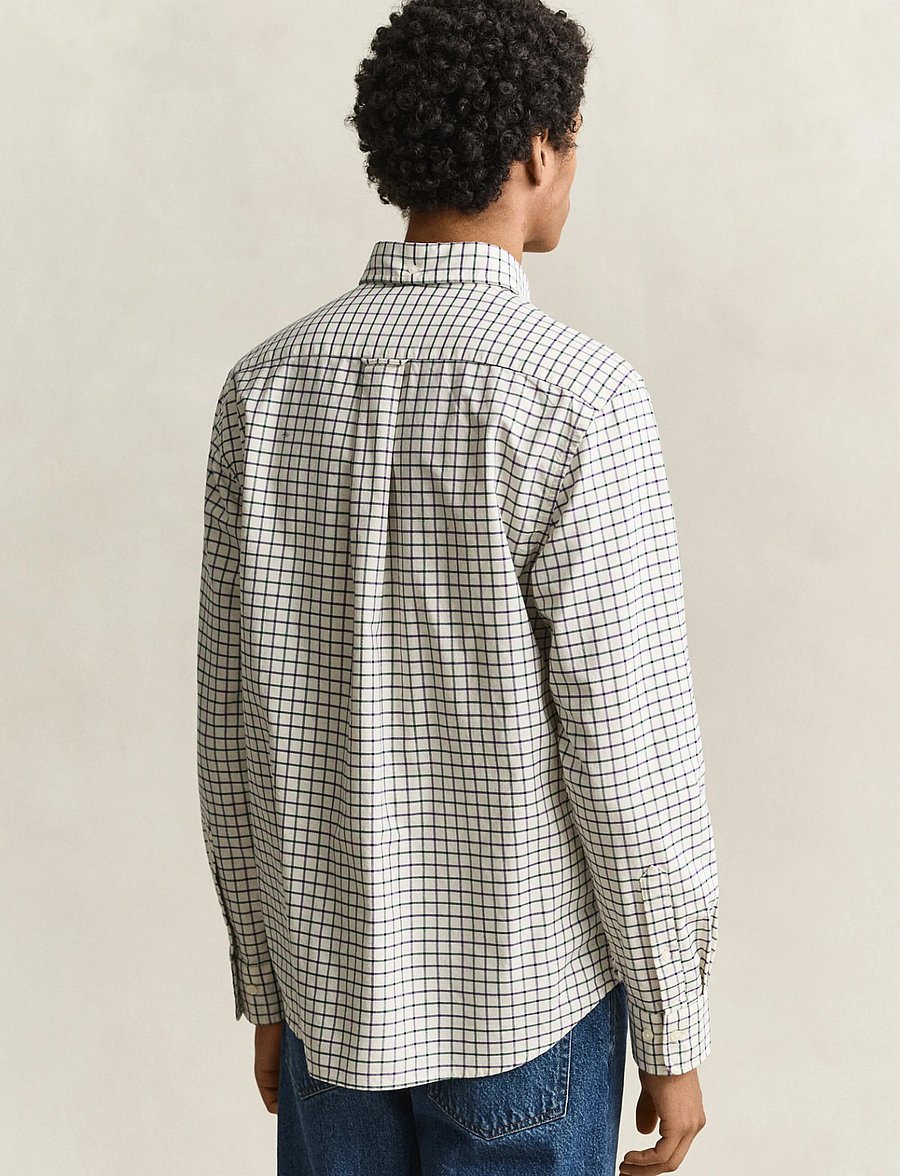Gant - REG ARCHIVE OXFORD CHECK SHIRT - oxford-hemden - cream - 2
