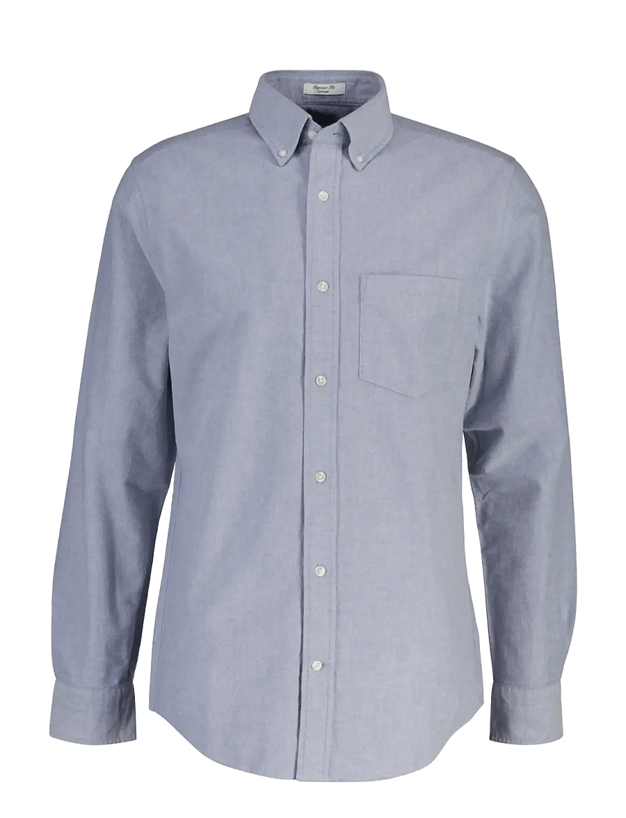 Gant - REG BRUSHED OXFORD SHIRT - oxford skjorter - crisp blue - 1