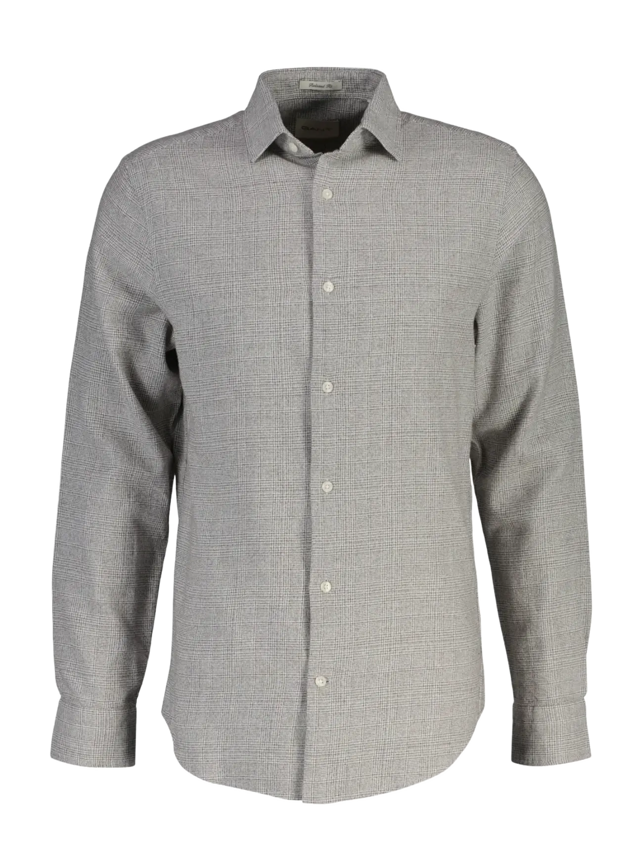 Gant REG JASPE GLENCHECK SHIRT - Säsongens färger - RICH BROWN / brown