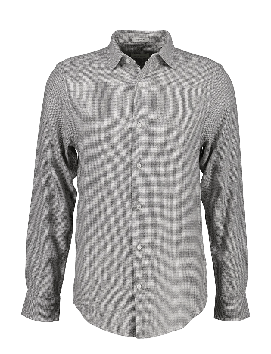 Gant - REG JASPE HOUNDSTOOTH CHECK SHIRT - rich brown - 0
