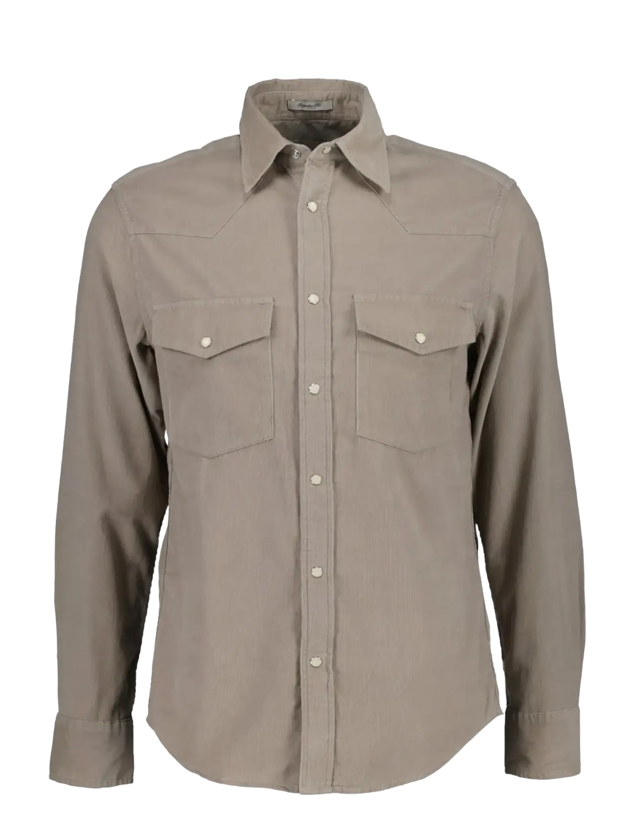 Gant REG CORDUROY RODEO SHIRT - Hemden - MIST TAUPE / beige