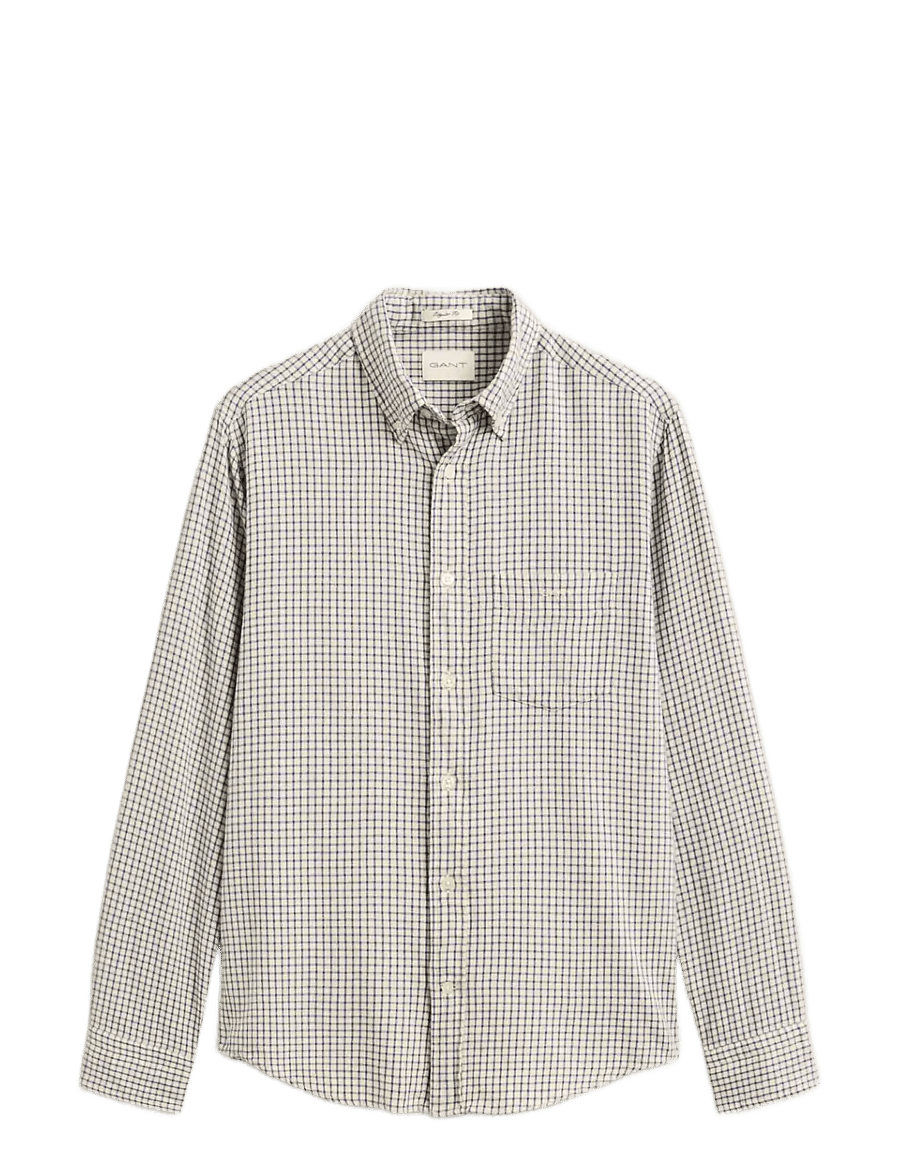 Gant - REG WINDBLOWN FLANNEL CHECK SHIRT - flanell-hemden - blue horizon - 1