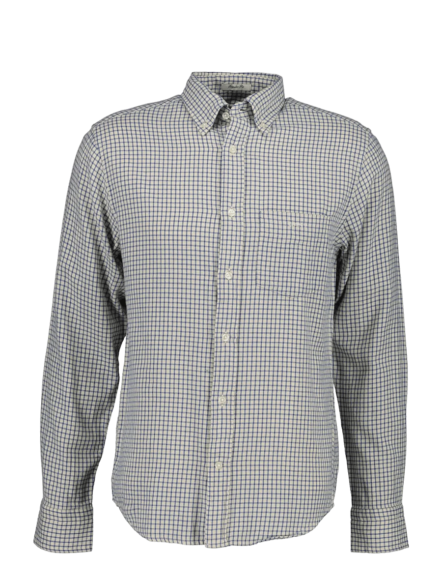Gant - REG WINDBLOWN FLANNEL CHECK SHIRT - flanell-hemden - blue horizon - 1