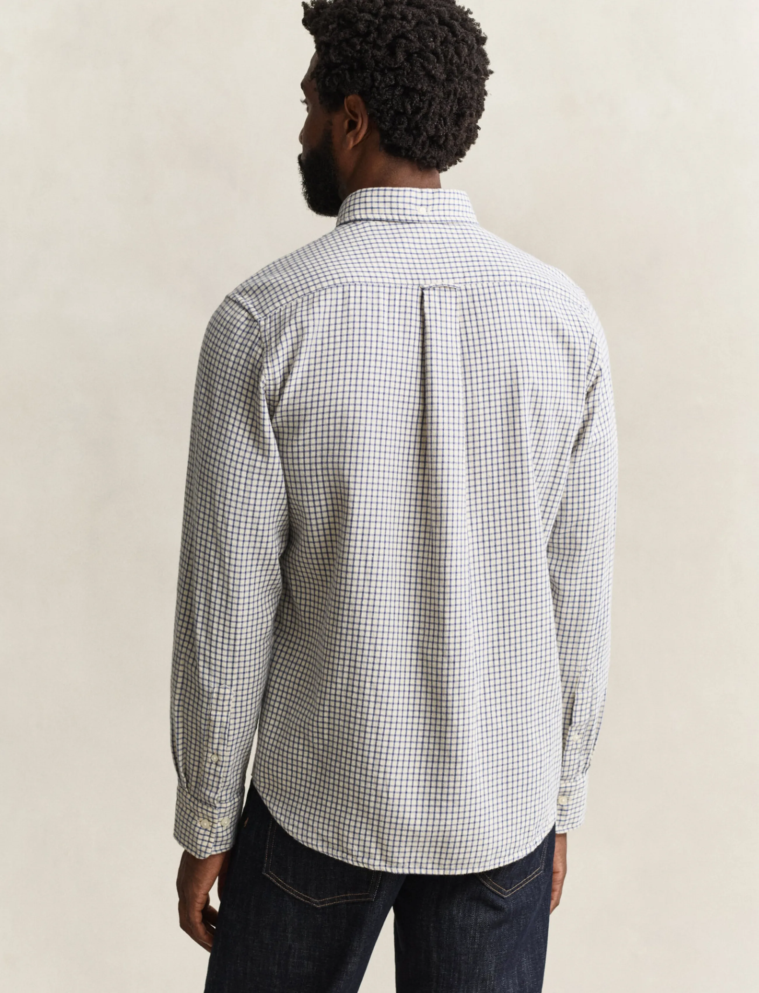 Gant - REG WINDBLOWN FLANNEL CHECK SHIRT - blue horizon - 2