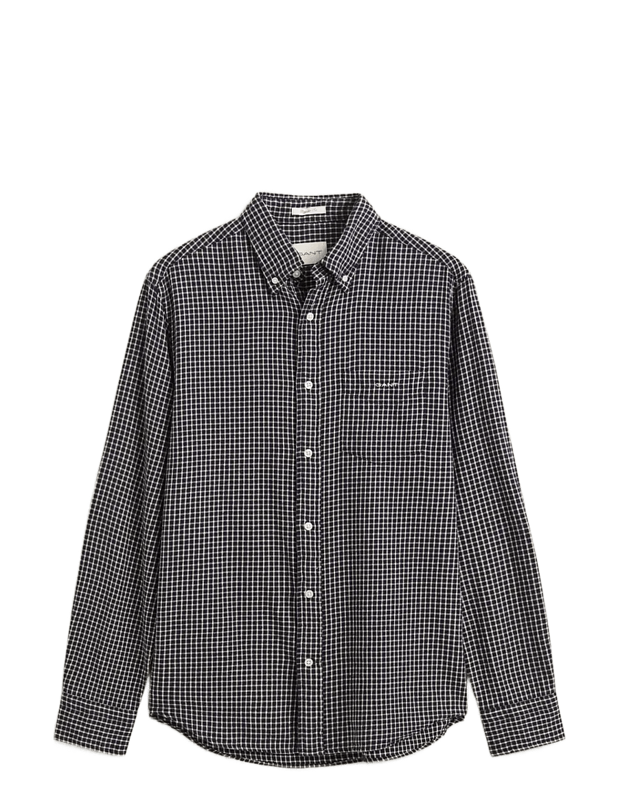 Gant - REG WINDBLOWN FLANNEL CHECK SHIRT - flanellsärgid - evening blue - 1